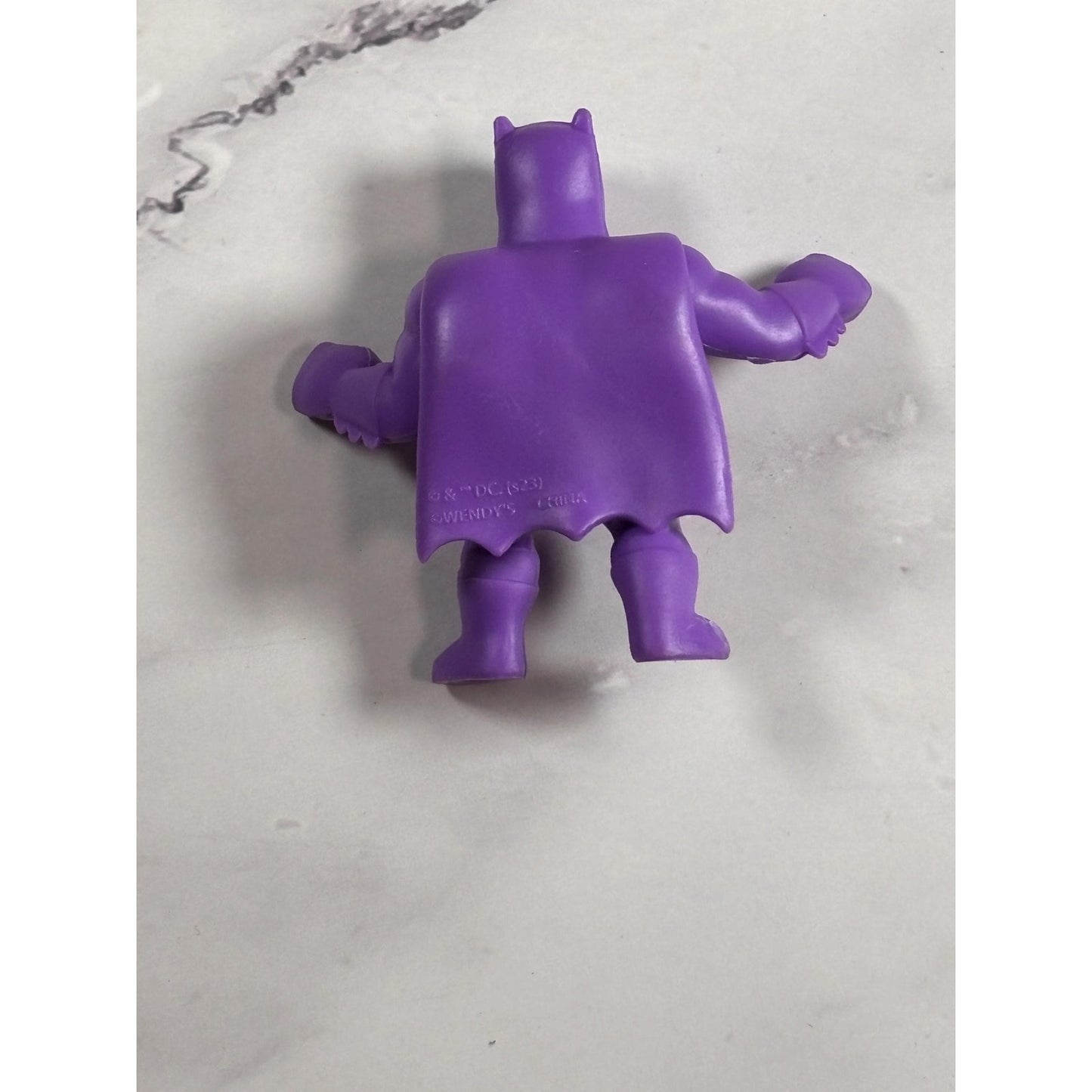 Wendy’s DC Hero’s Keshigomu Action Figure Purple Batman 2” Kids Meal Limited Toy
