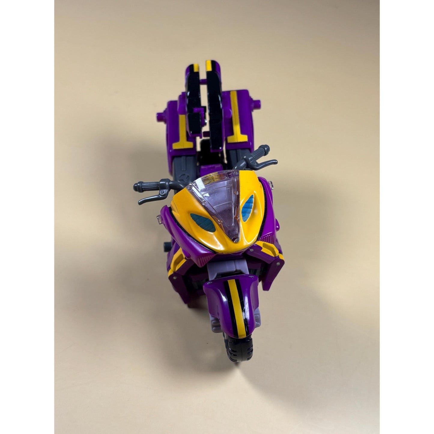 Transformers Armada Sideways Supercons Action Figure Hasbro 2002 Motorcycle