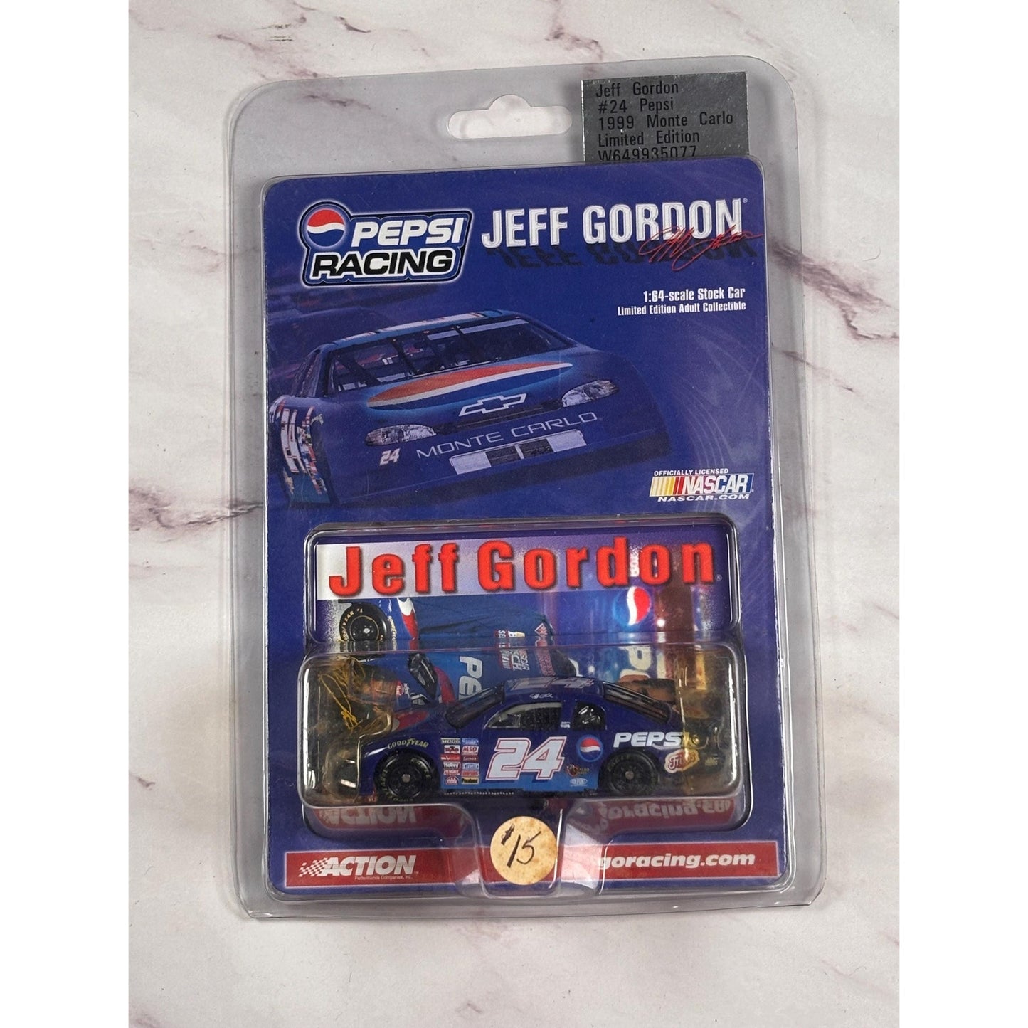 NASCAR #24 Jeff Gordon 1:64 Scale 1999 Pepsi Car Limited Edition Action Racing