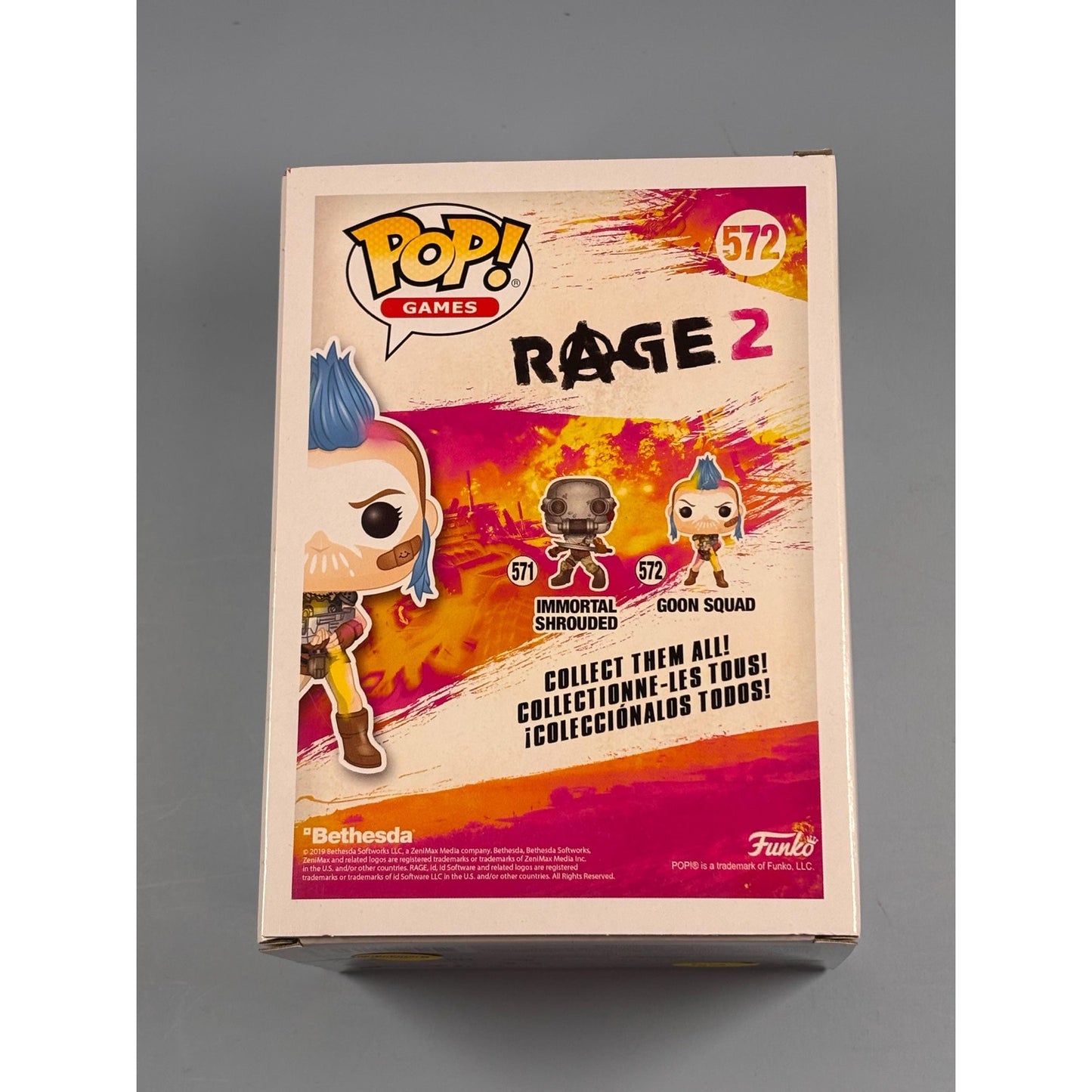 Funko Pop! Games: Rage 2 Mohawk Girl Goon Squad # 572 New