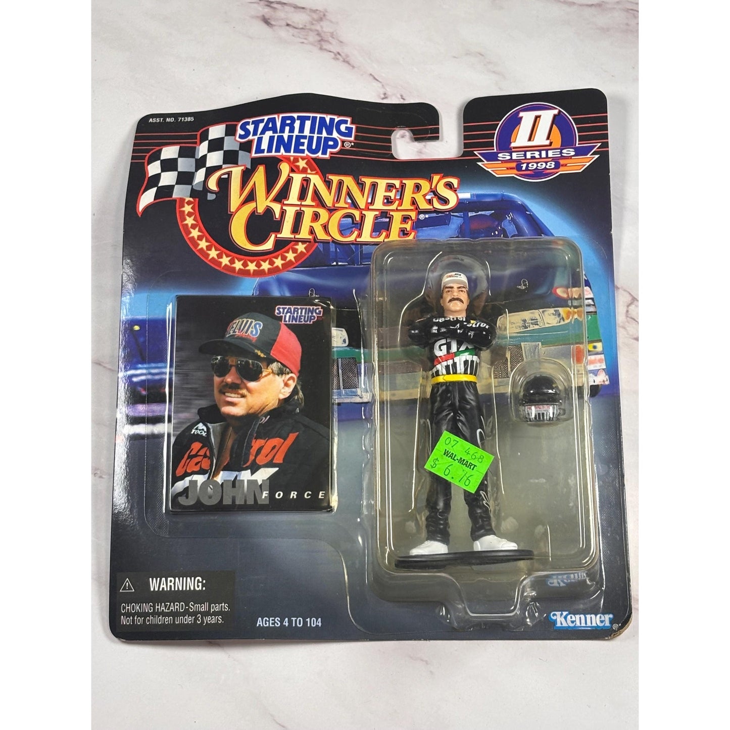 Lot of 2 Winnwea Circle John Force Starting Lineup Figures 1997 1998