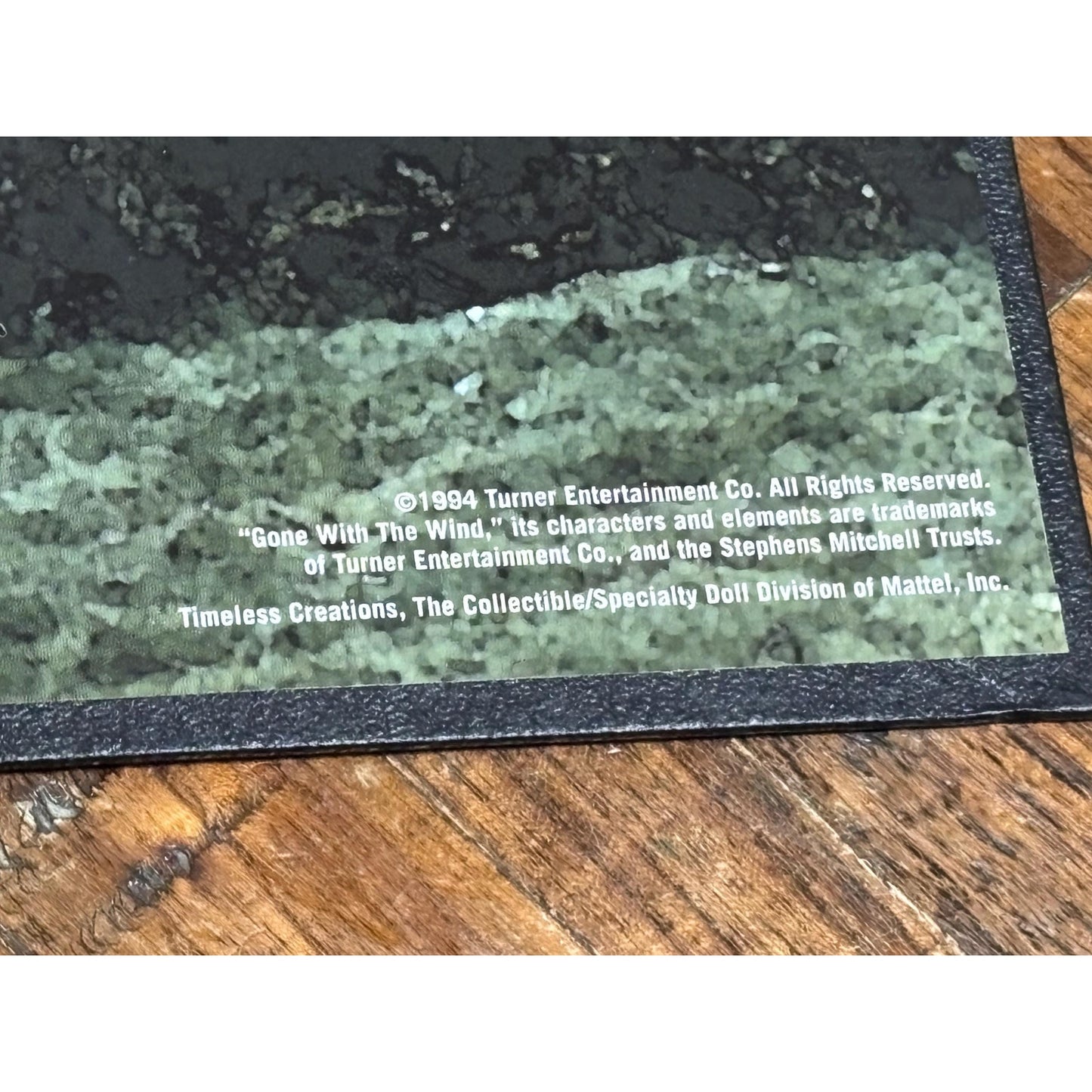 Gone With The Wind Diorama Panoramic Backdrop Display Panel Mattel 1994 Turner