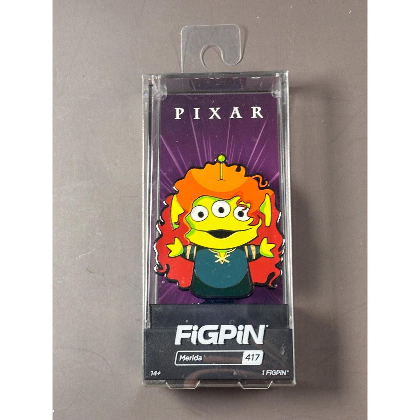 FiGPiN Classic Pixar Merida #417 Alien Remix Collectible Enamel Pin Toy Story