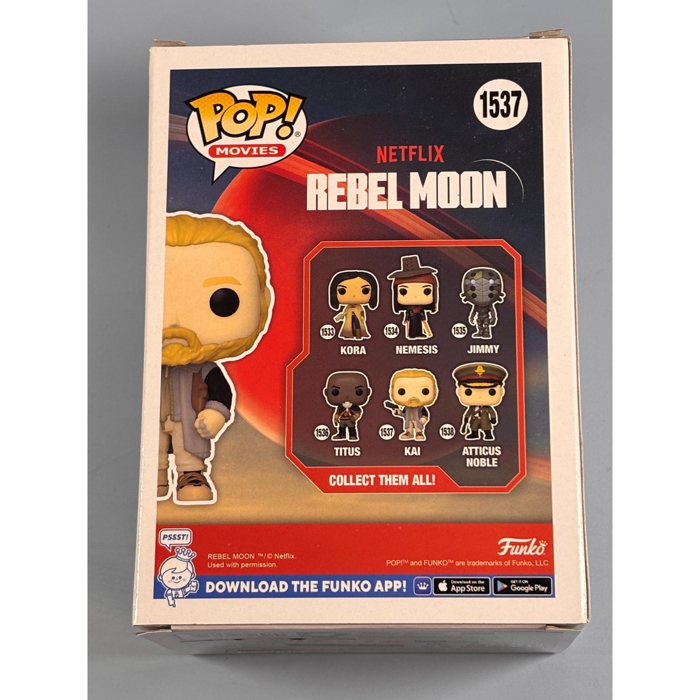 Funko Pop! Movies Rebel Moon - Kai #1537 Netflix New