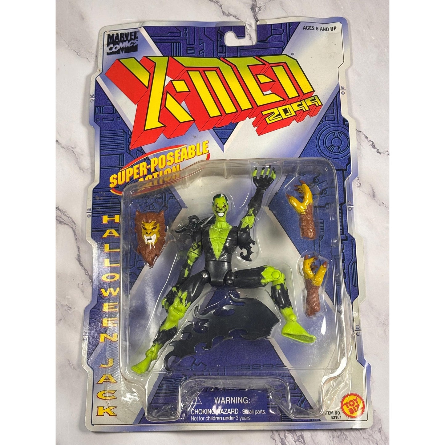 Toy Biz X-men 2099 Halloween Jack 1996 Marvel Comics Action Figure New Sealed