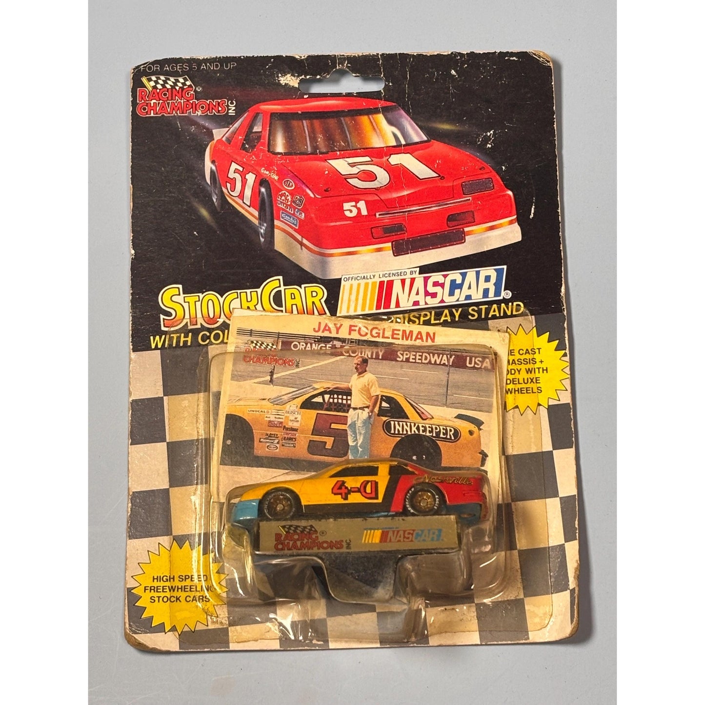 1991 Racing Champions Nascar Stock Car Jay Fogleman Innkeeper #40 diecast 1/64