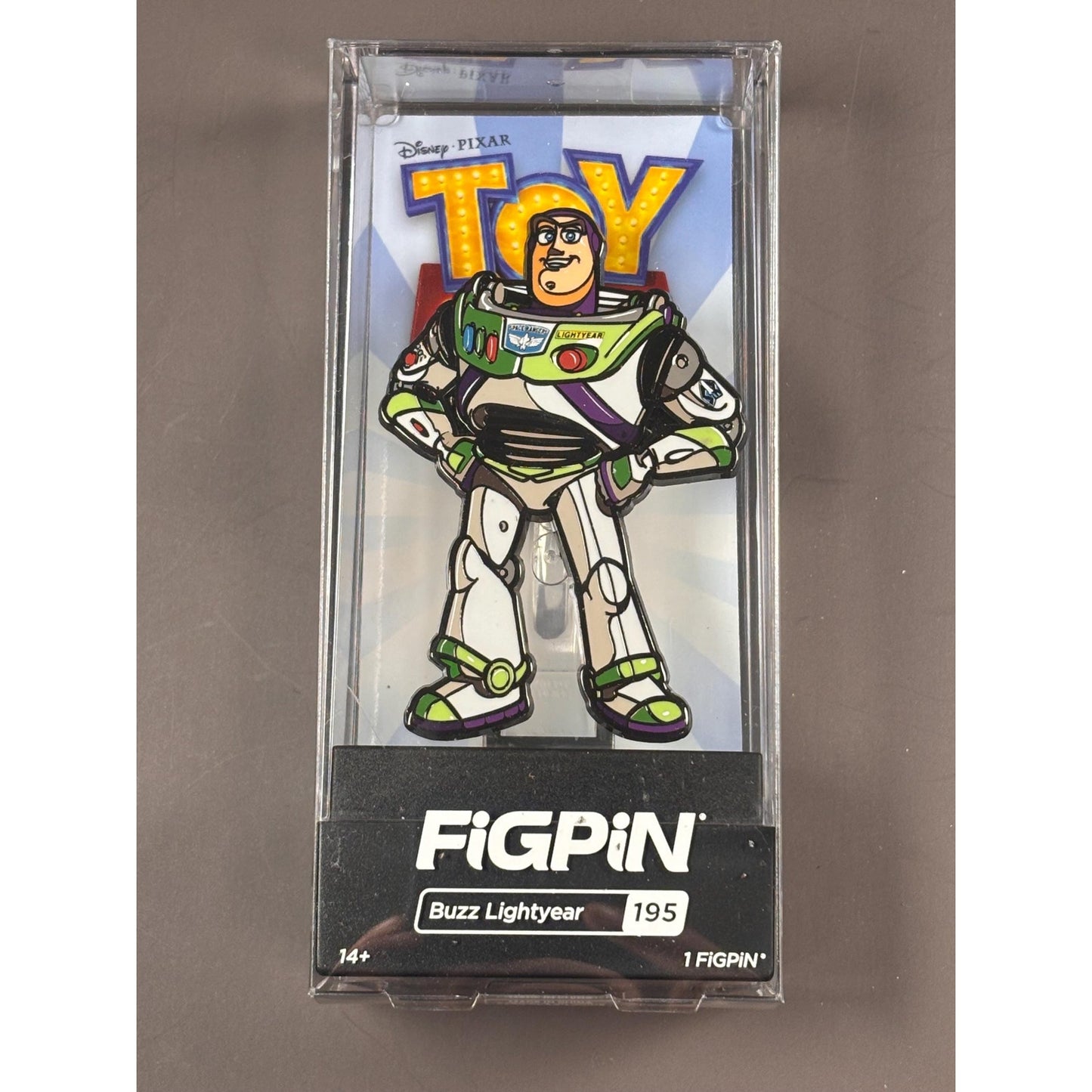 Buzz Lightyear FiGPiN #195 Disney Toy Story 4 Enamel Collector Pin New