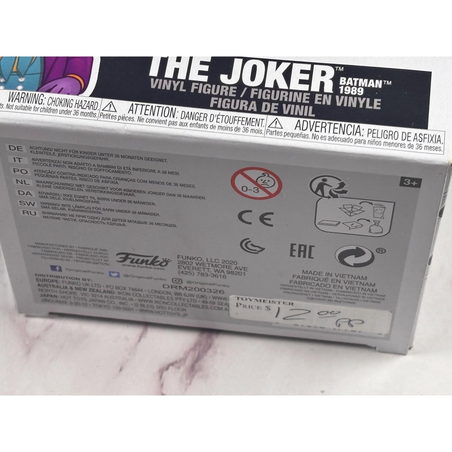 Funko POP! Heroes The Joker Jack Nicholson Vinyl Figure Batman 1989 #337