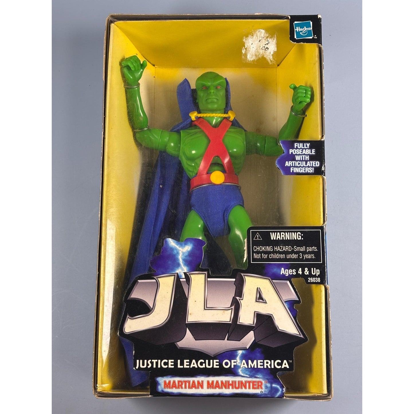 Justice League of America JLA Martian Manhunter Action Figure by Hasbro 1999 New