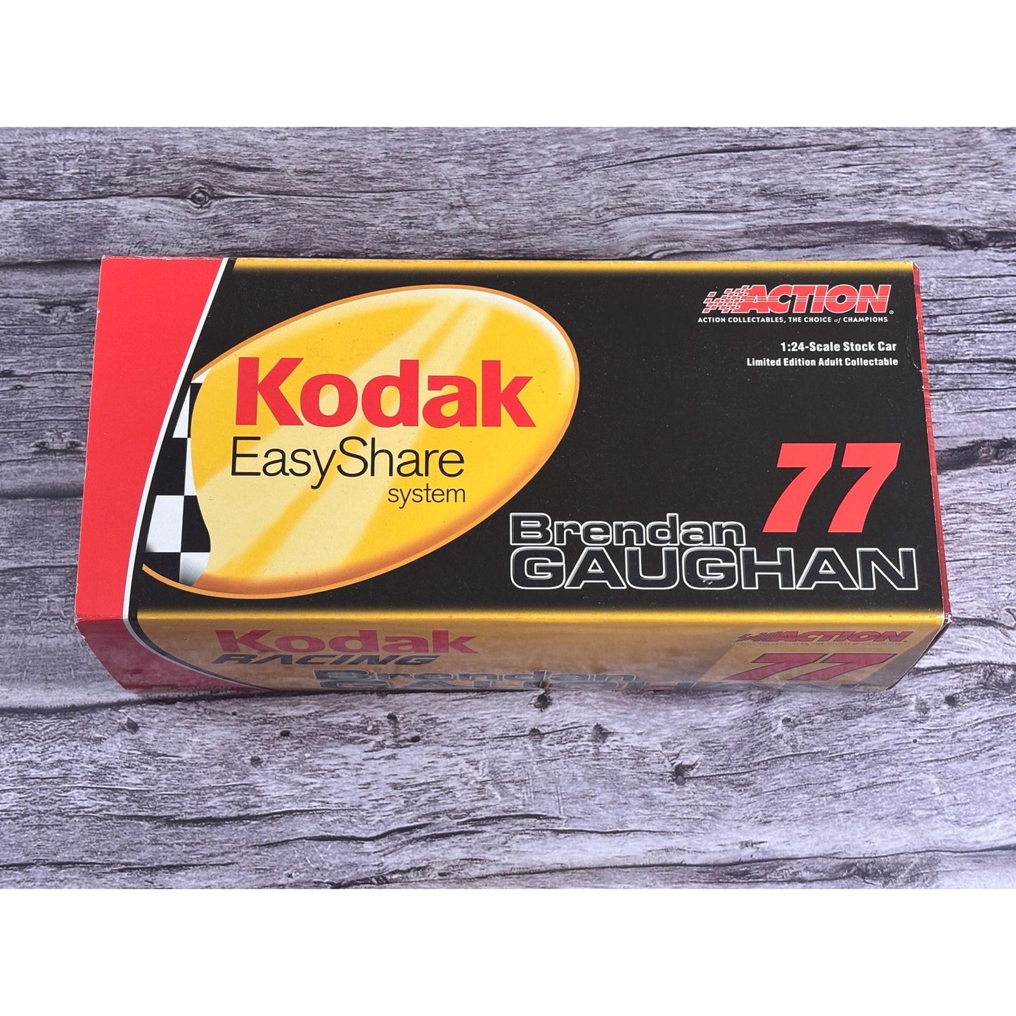 Autograph Brendan Gaughan #77 Kodak 2004 Dodge Intrepid 1/24 Diecast Car Signed
