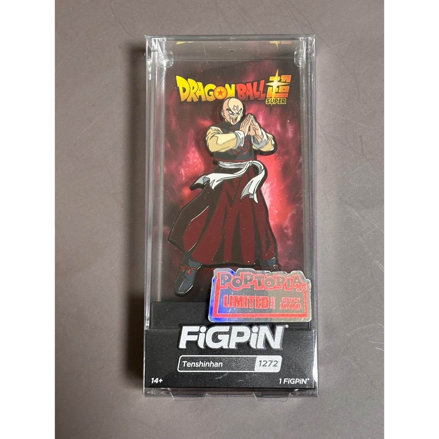 FiGPiN Dragon Ball Super Tenshinhan #1272 Limited Edition Poptopia /1000
