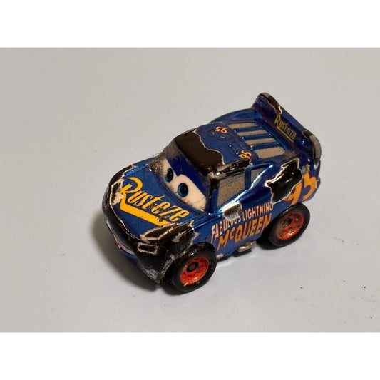 Disney Pixar Cars Mini Derby Racers Series 5 Rust-Eze Lighting McQueen Die-Cast