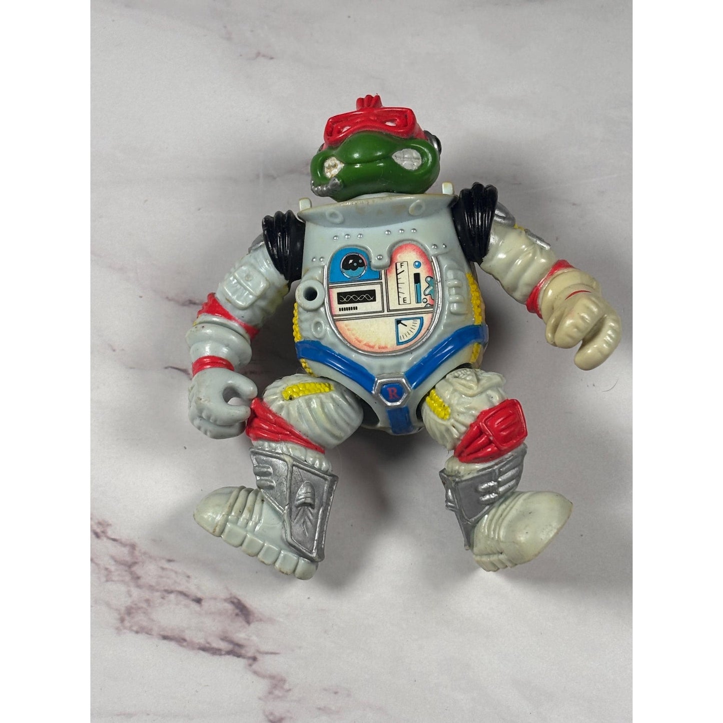 1990 TMNT Teenage Mutant Ninja Turtles Space Cadet Raph Raphael Astronaut 4"