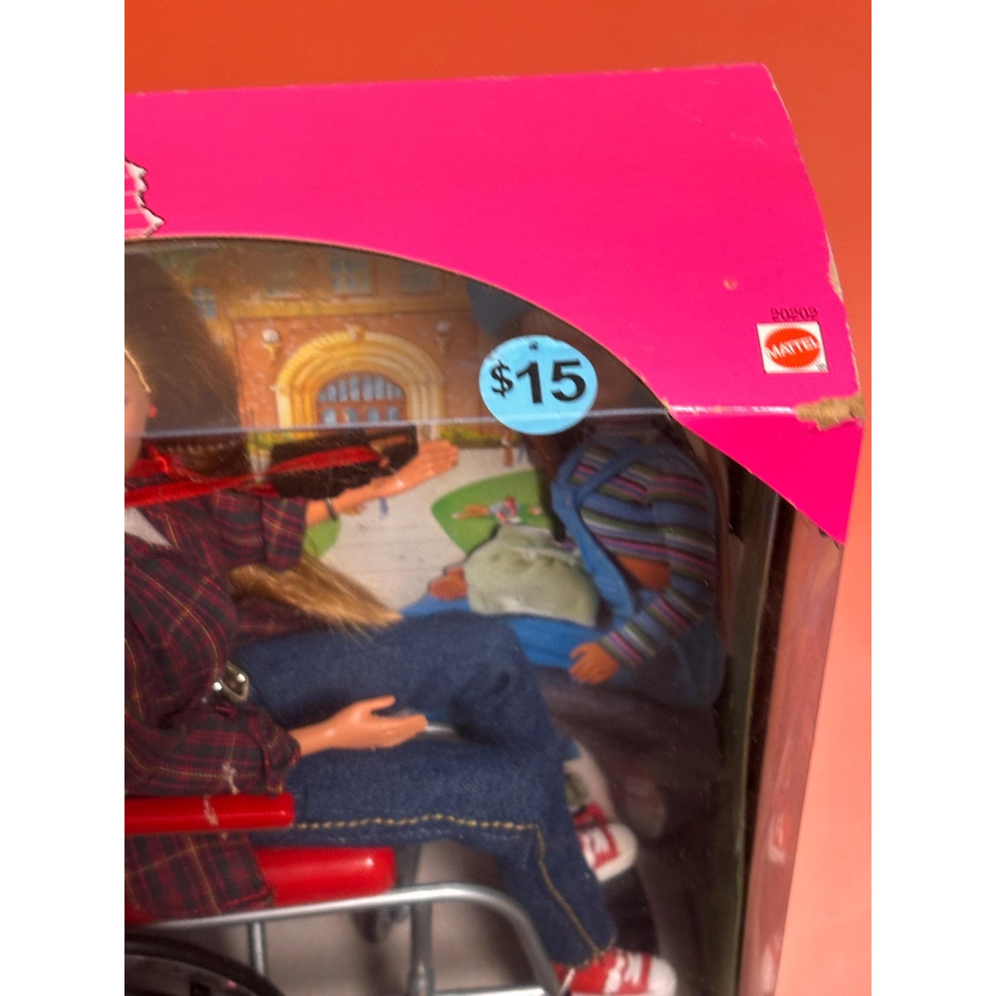 Mattel 1997 Becky Friend Barbie Doll School Photographer Wheelchair 20202
