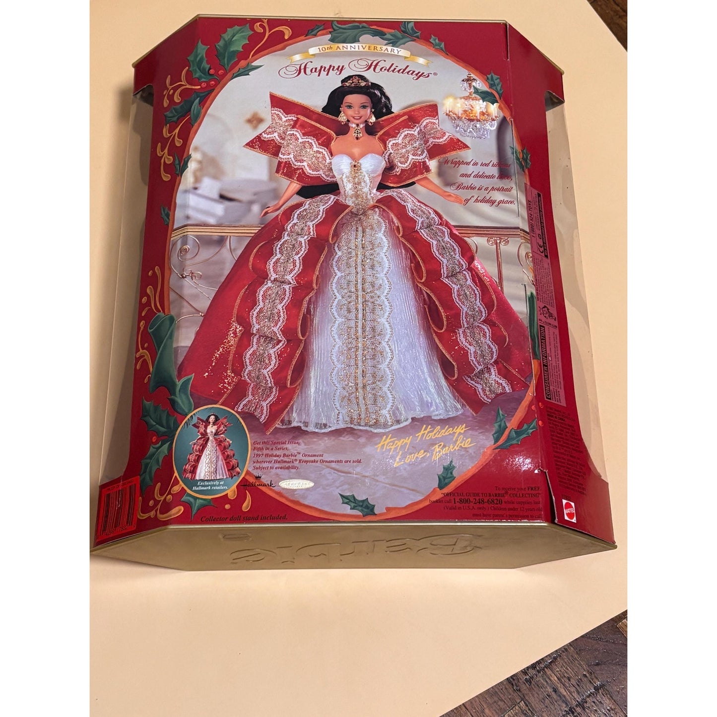 Special Edition Happy Holiday Christmas Barbie Red Dress 1997 17832