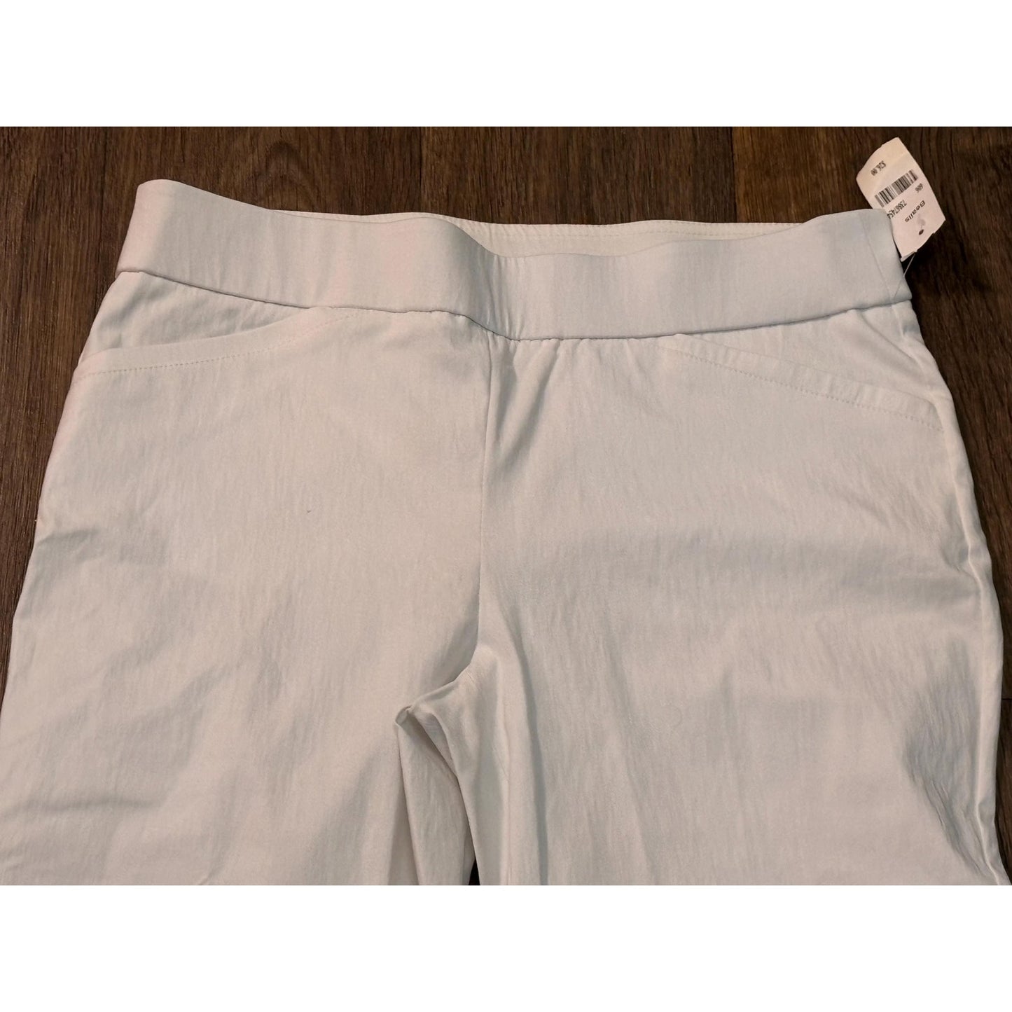 Carol Bay Women White Capri Business Casual Dress Pants 8 NWT