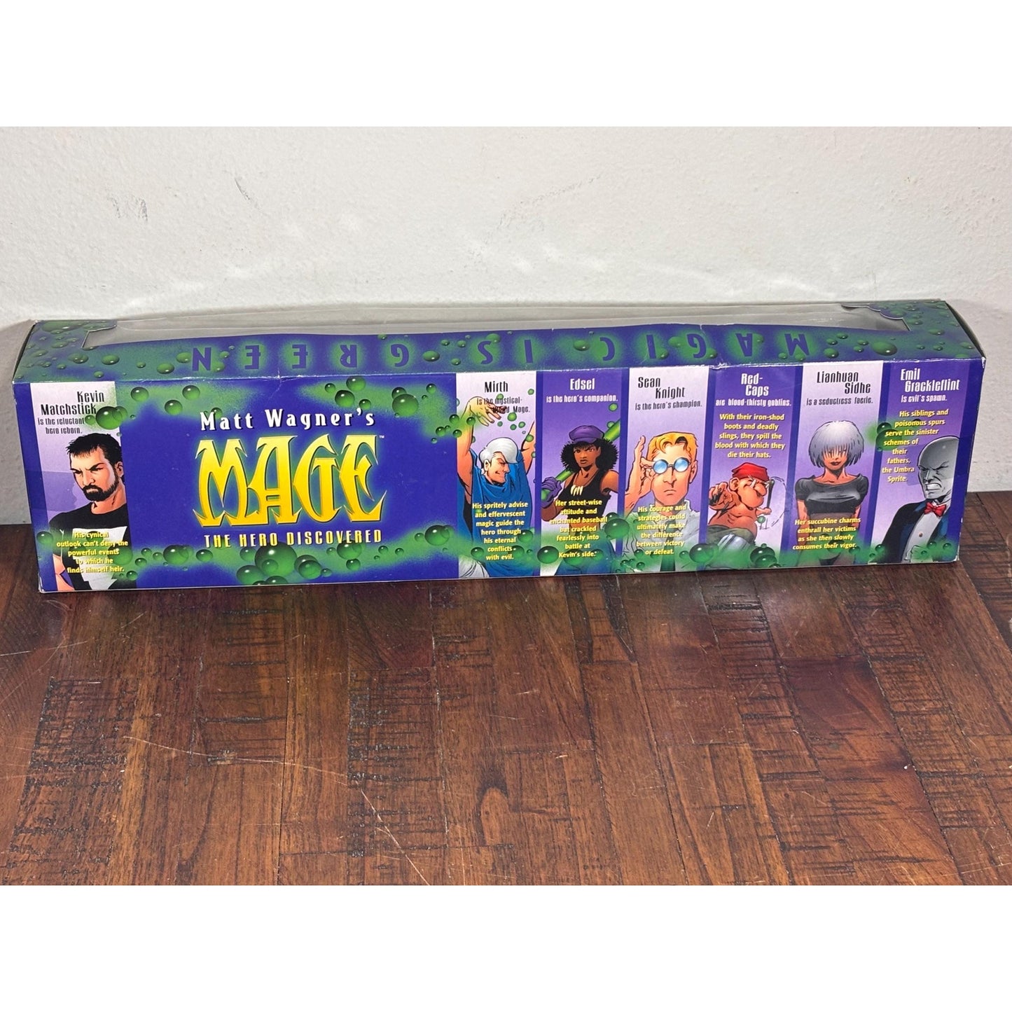 Matt Wagner's MAGE 7-Piece PVC Figure Set Big Blast Graphitti Designs New