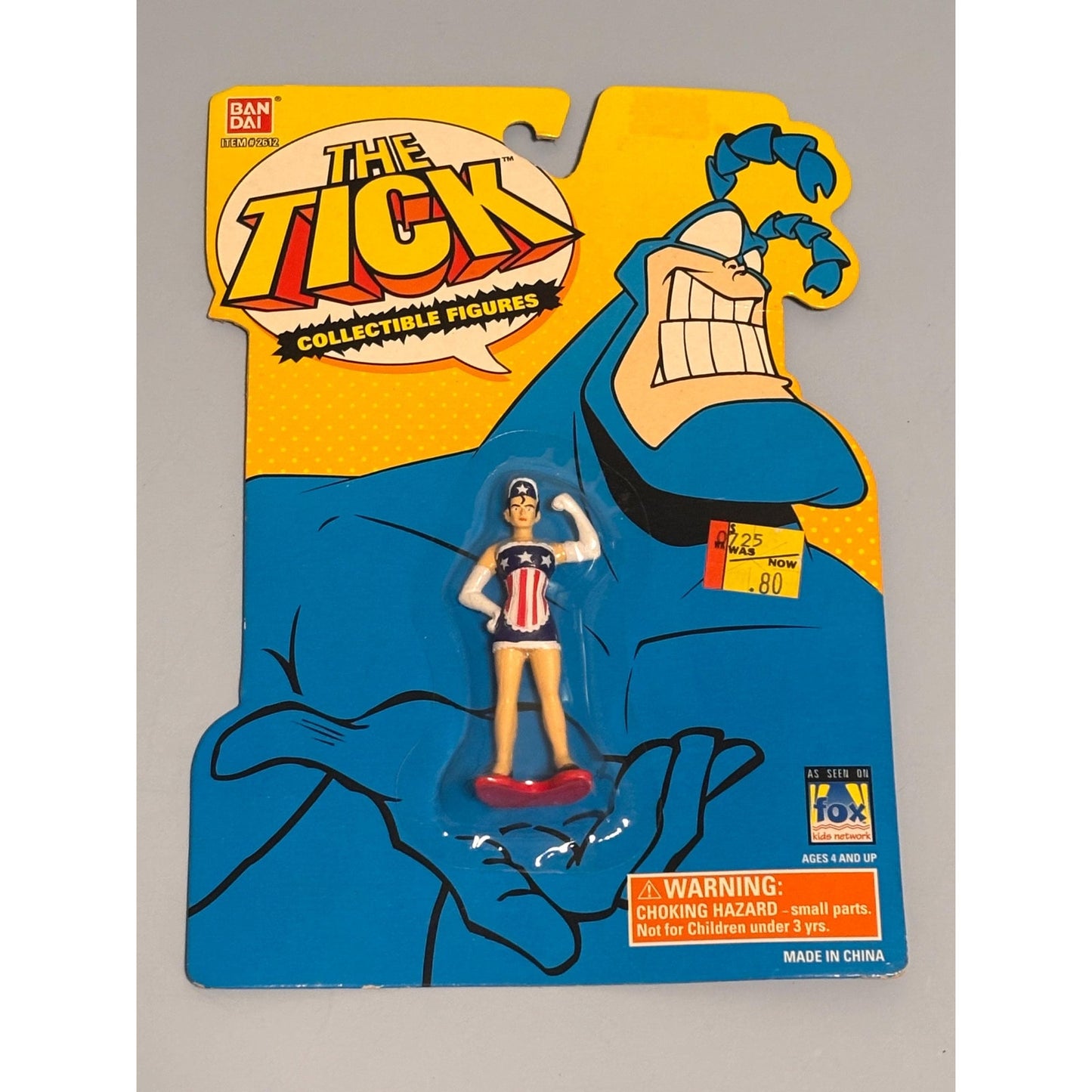 New vintage 1994 BANDAI The Tick American Maid Collectible Figures USA outfit
