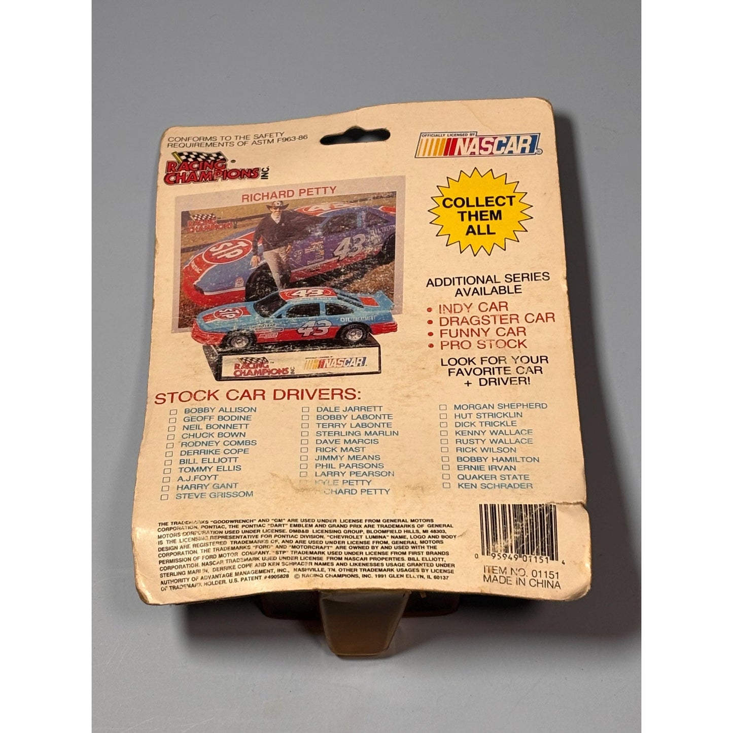1991 Racing Champions Nascar Stock Car Jay Fogleman Innkeeper #5 diecast 1/64