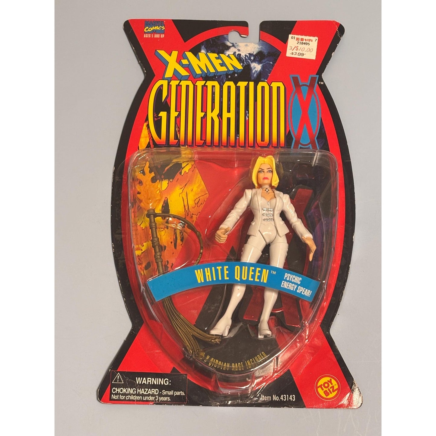 Marvel X-Men Generation X 1996 White Queen ToyBiz Action Figure Marvel Comics