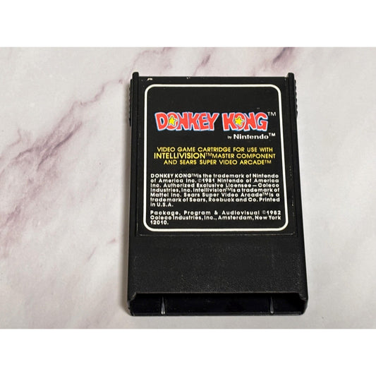 Donkey Kong Intellivision Video Game Cartridge Only by Coleco Vintage Retro Fun