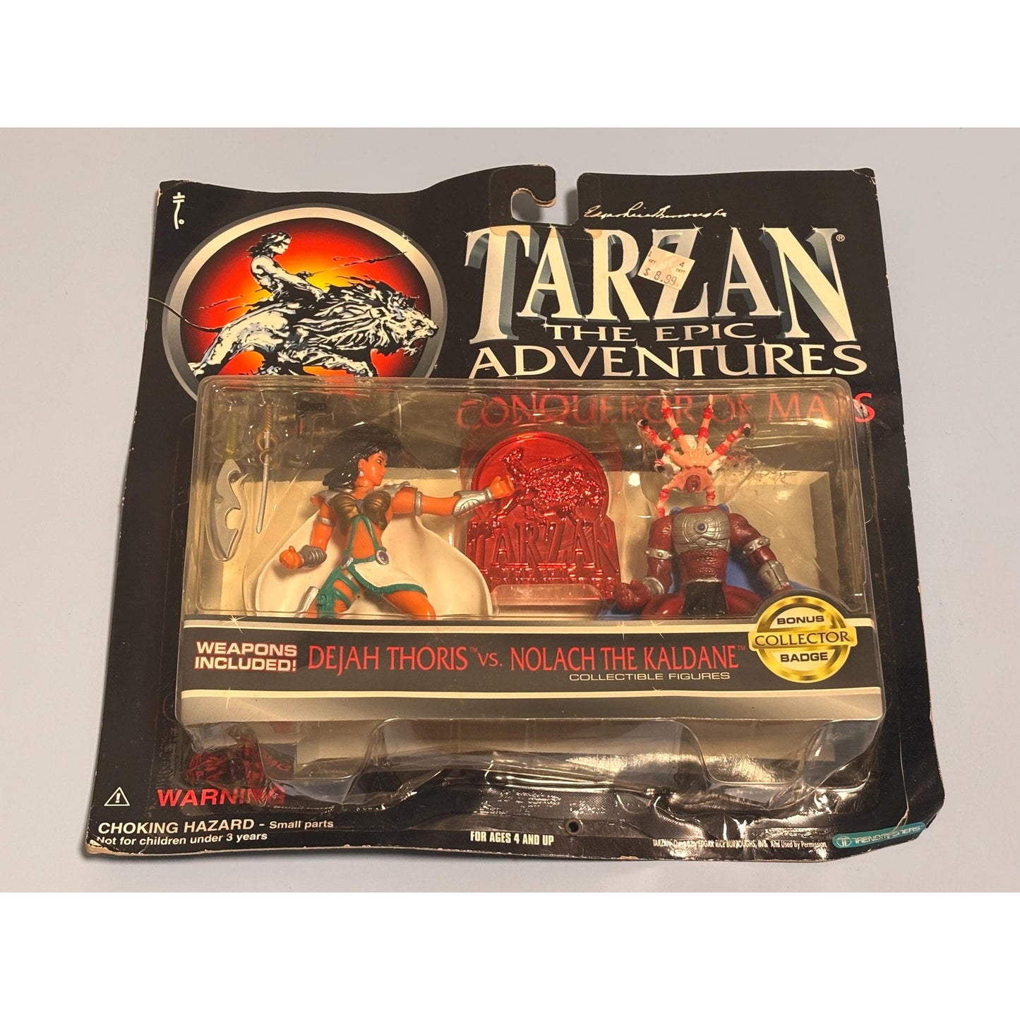 Vintage 1995 Tarzan Epic Adventures Conqueror of Mars - Dejah Thoris vs. Nolach