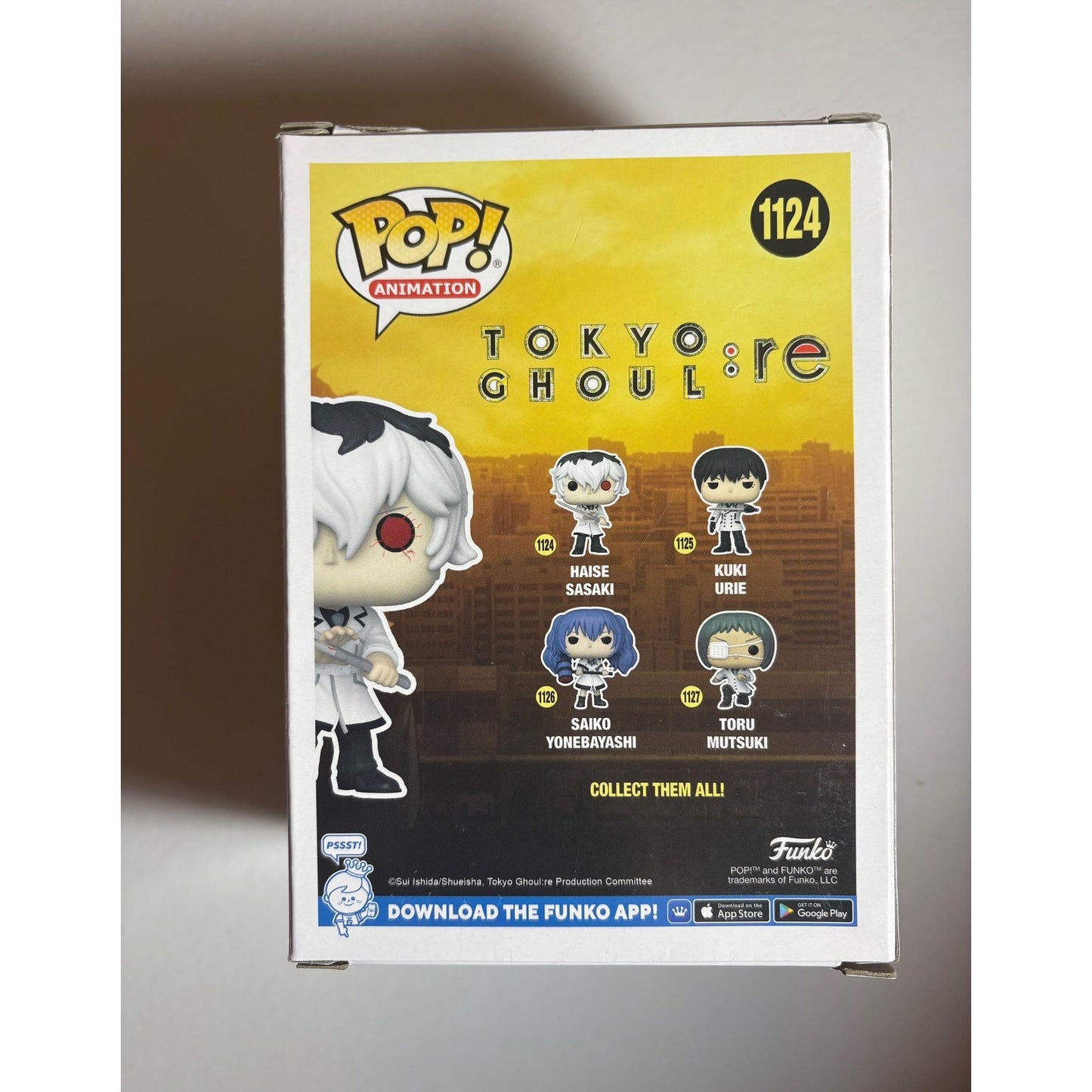 POP! Funko Animation Tokyo Ghoul : Re #1124 HAISE SASAKI