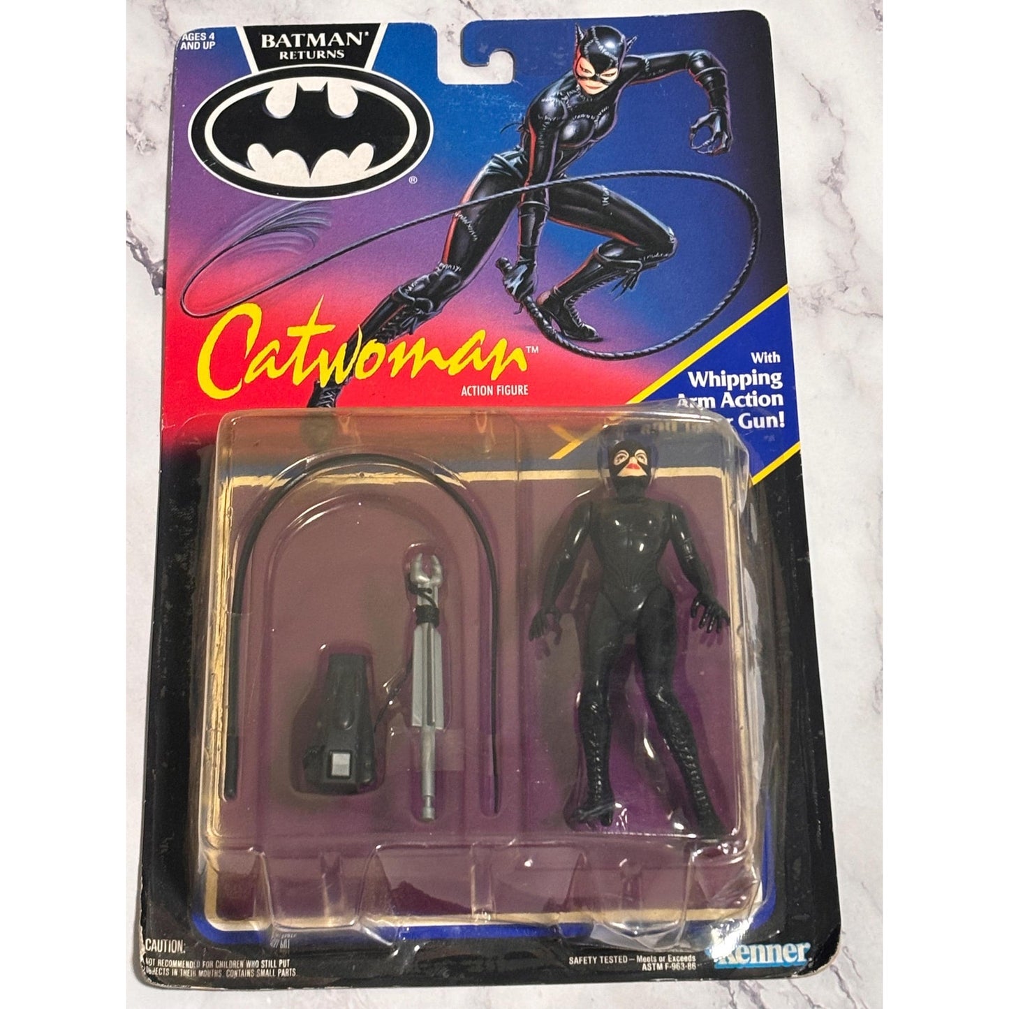 Kenner Batman Returns Catwoman with Whipping Arm Action and Taser Gun 1991