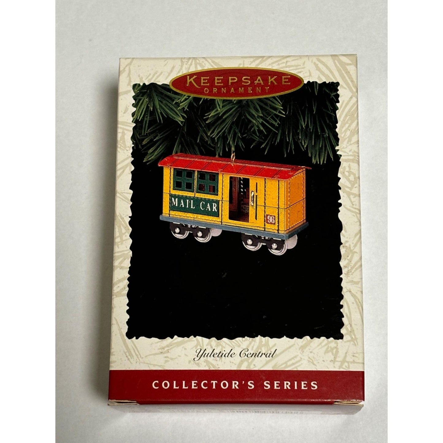 Lot of 4 Hallmark Christmas Yuletide Central Train Ornaments 2 3 4 5 in Series