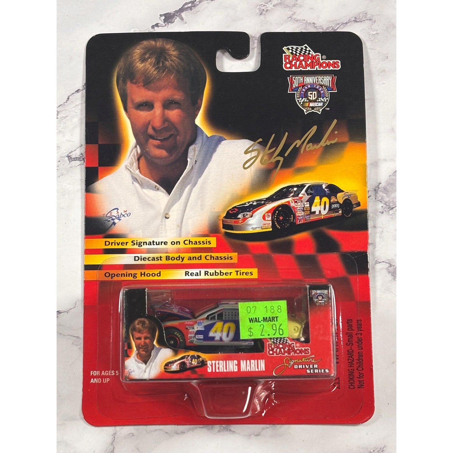 Sterling Marlin #40 1998 Racing Champions 50th Anniversary 1/64 Scale Car