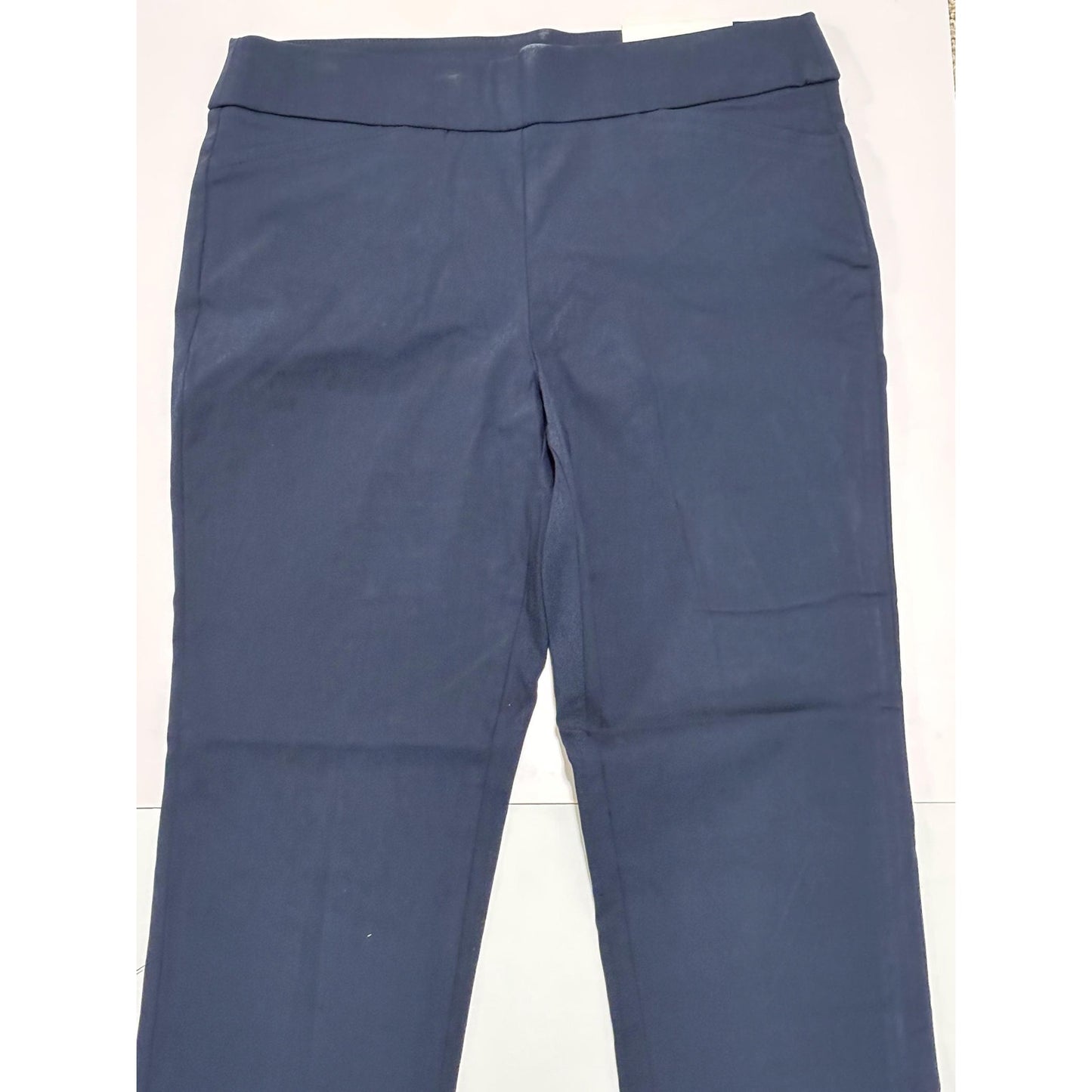 Coral Bay Woman’s Navy Blue Stretch Pants Size 10S NWT