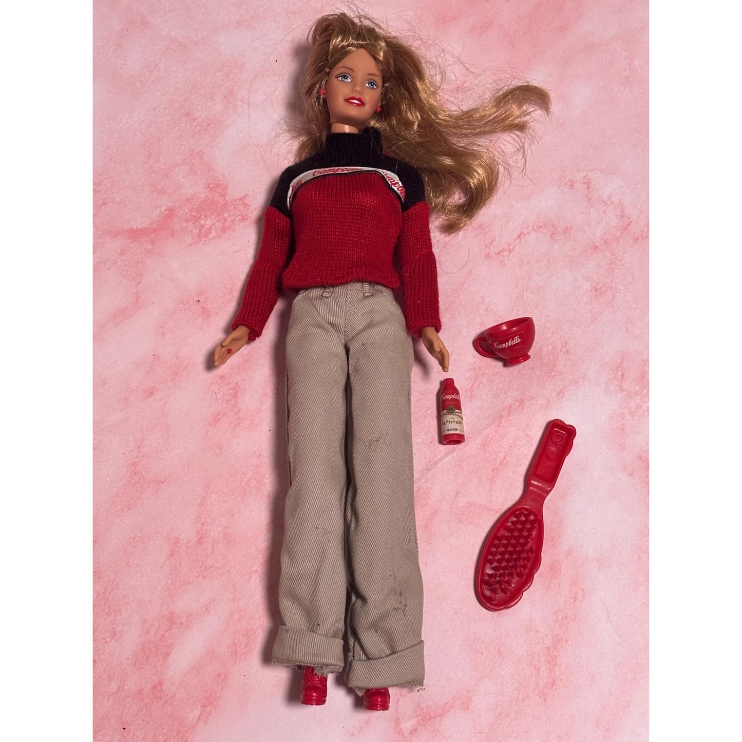 Vintage Mattel Campbell’s Alphabet Soup Barbie NIB Special Edition 26845 1999