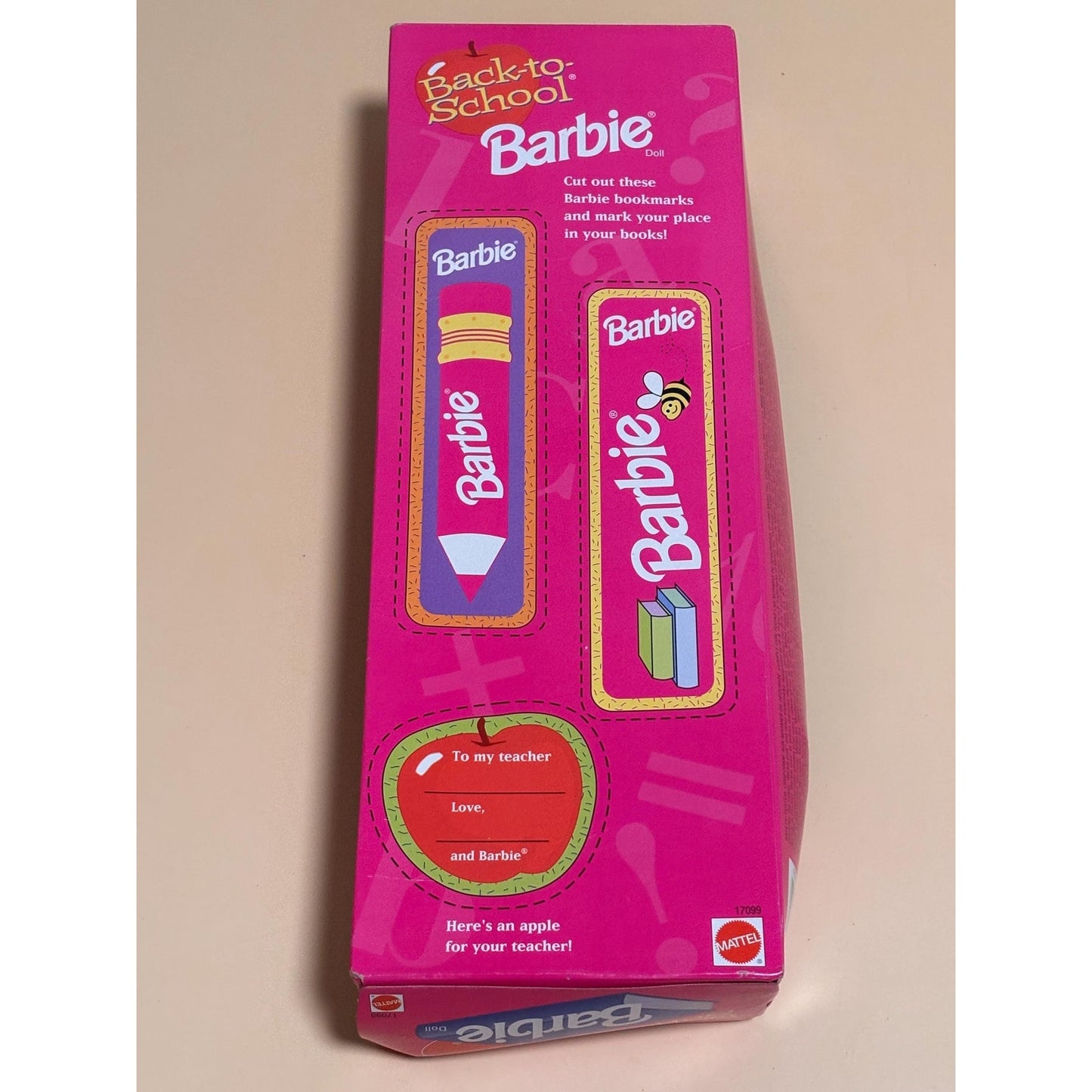 Barbie Back-to-School Barbie Special Edition Doll Mattel 1996 #17099 Vintage