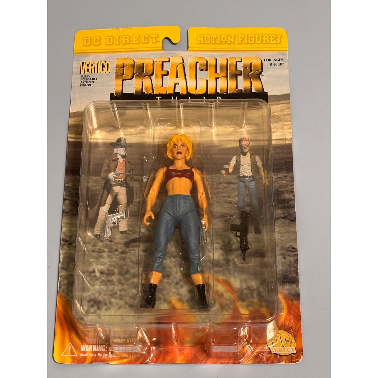 DC Direct Vertigo Preacher Tulip Action Figure Sealed DC Comics 2000