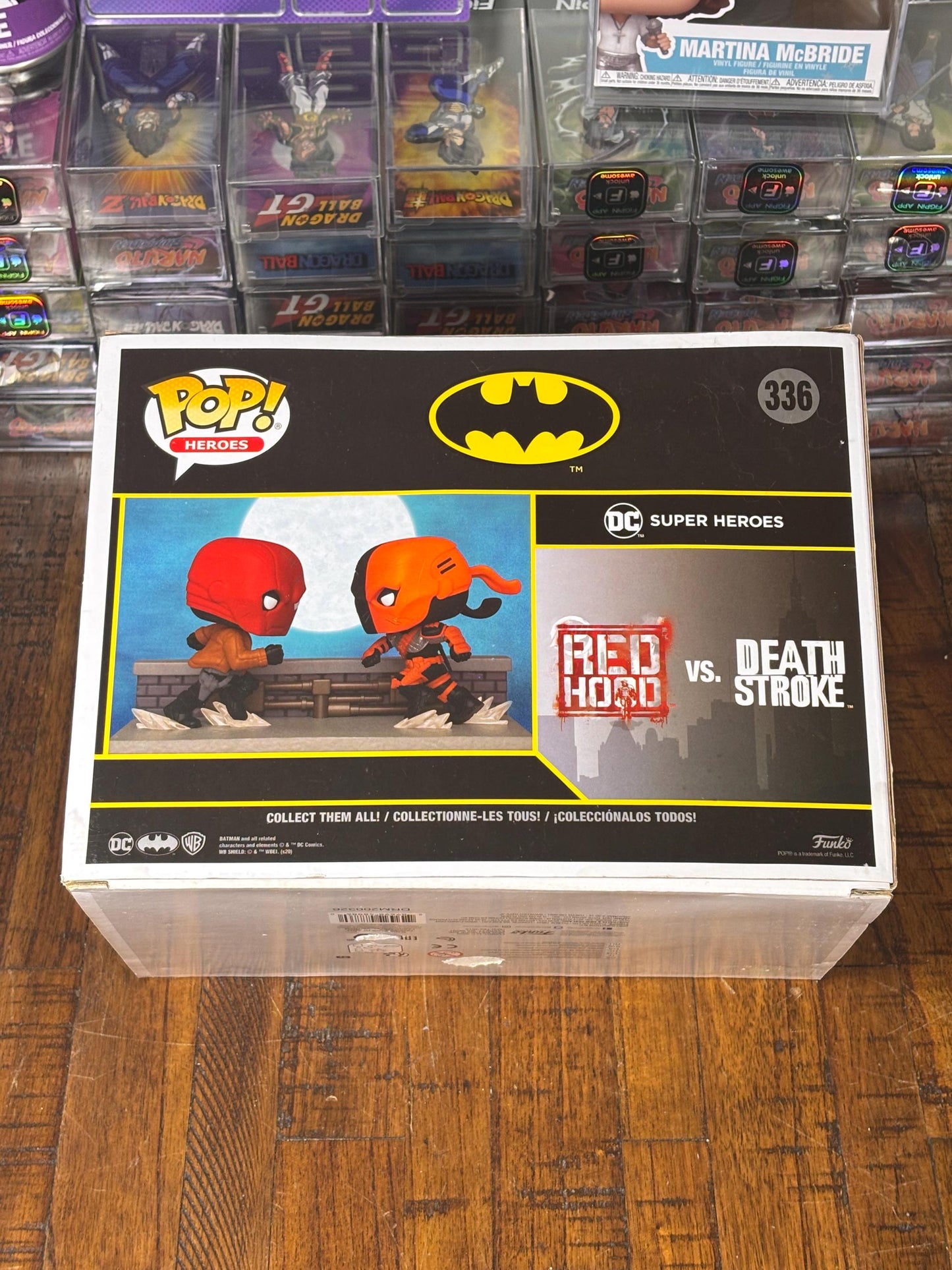Funko Pop! 2 Pack DC Red Hood vs Deathstroke #336 PX Previews Exclusive New Vinyl Figure