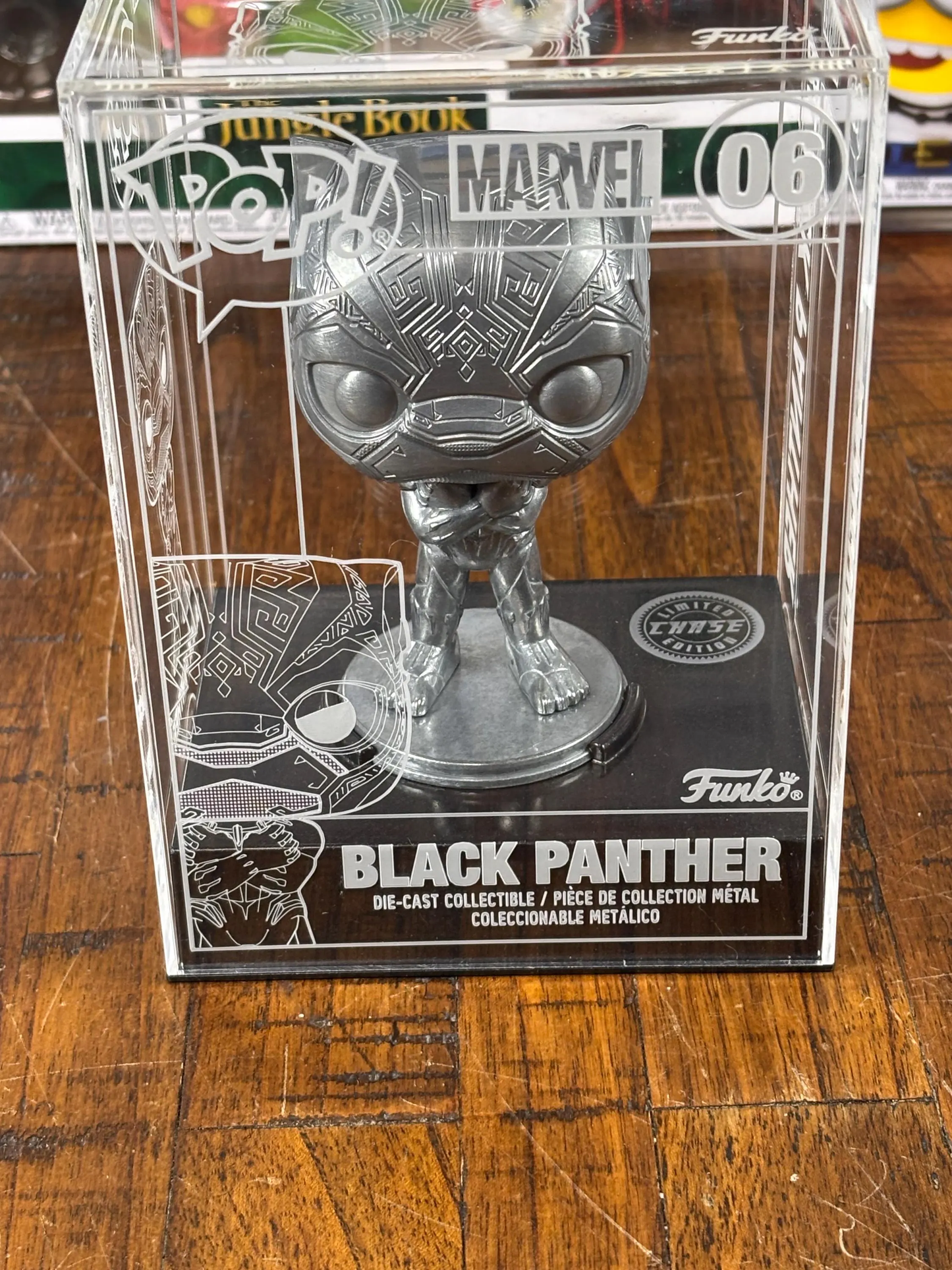Funko Pop! Die Cast Marvel Black Panther LE Chase Edition Collectible Figure #06