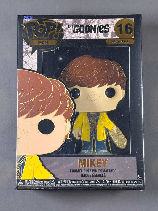 Funko Pop Pin Mikey 16 The Goonies Movies Collectible Enamel Metal New