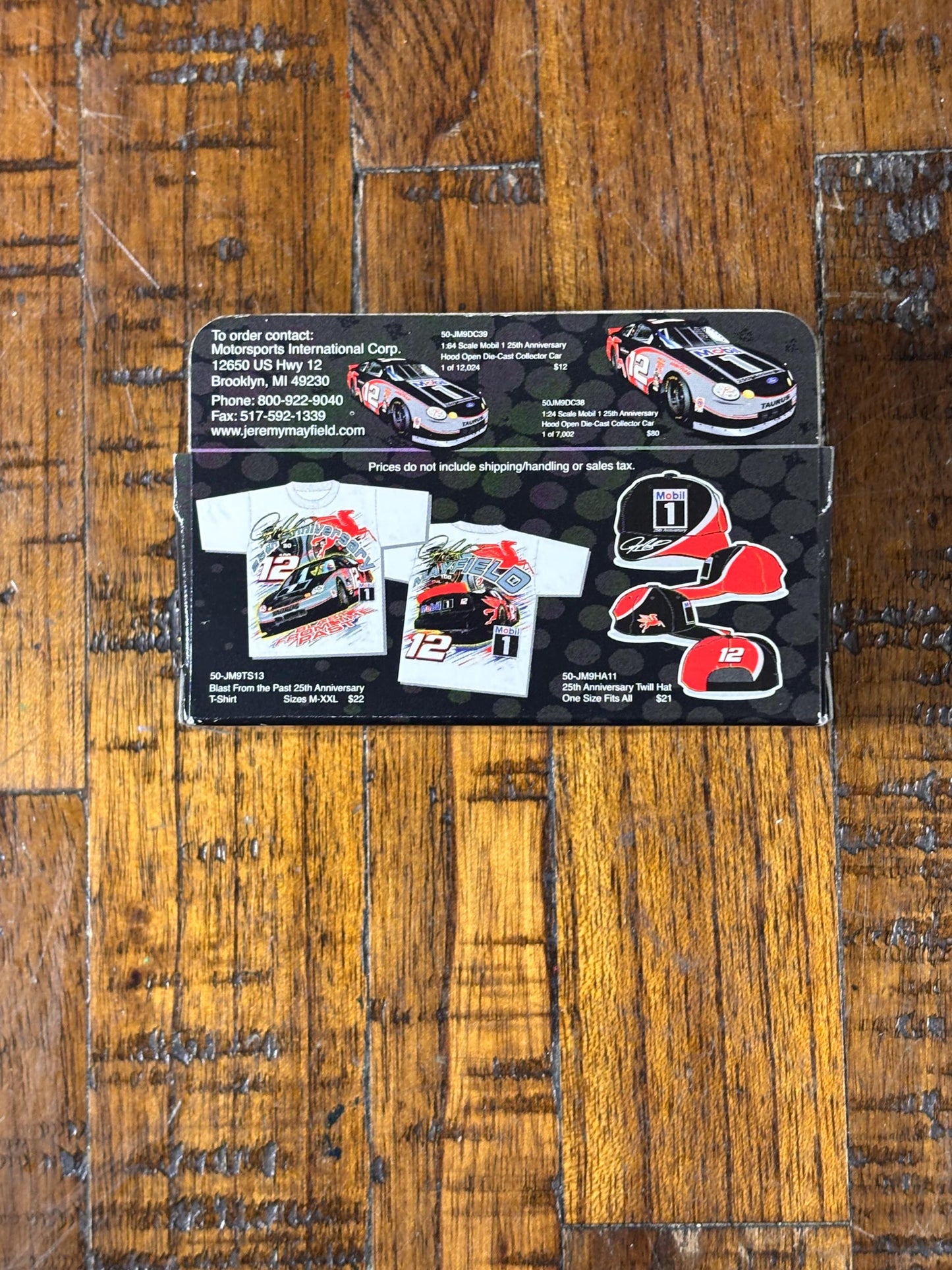 Jeremy Mayfield #12 Nascar Diecast 1:64 25th Anniversary Mobil Team Caliber GA41