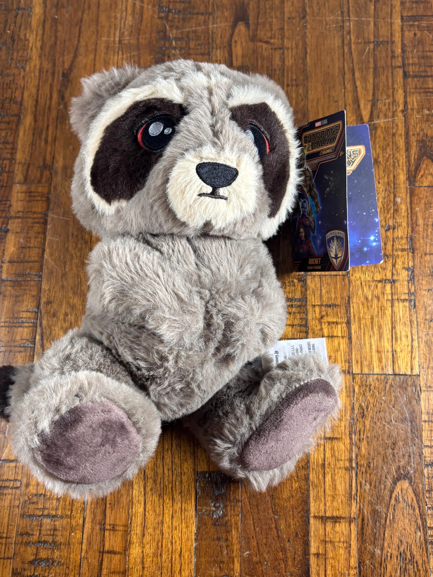 Disney Parks Marvel Baby Rocket Raccoon Guardians Of The Galaxy Vol 3 Plush New NWT 8" 8.5”