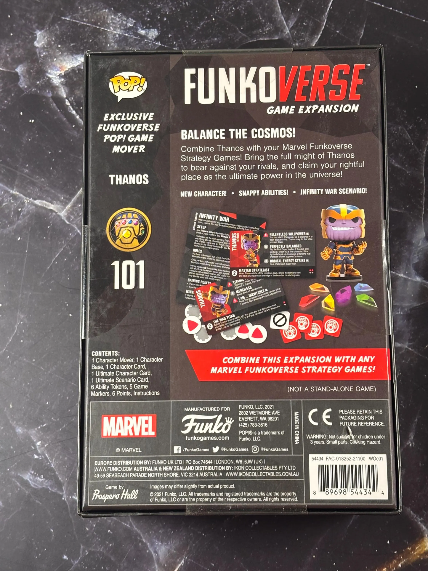 Funko Pop! Games Funkoverse Game Expansion Marvel Avengers #101 Thanos NEW
