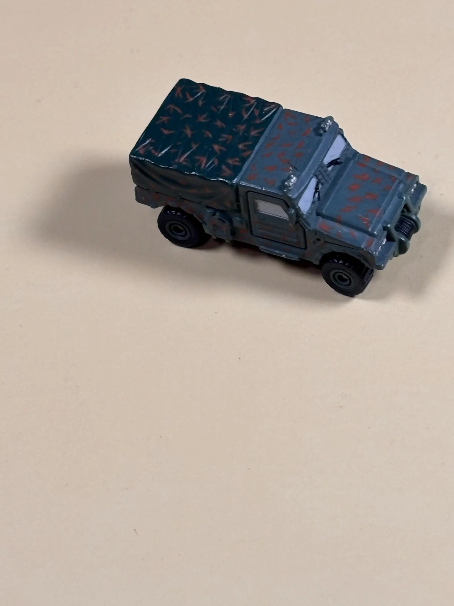 Vintage Hot Wheels Micro Military Hummer Humvee Utility Truck Forest Green 1997