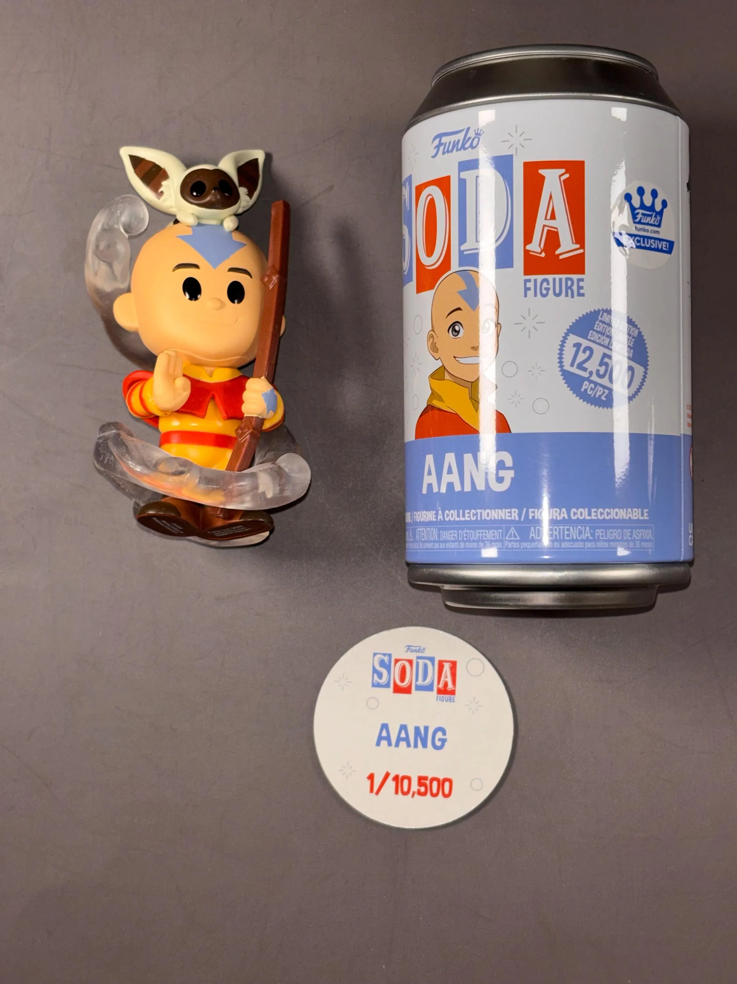 Aang and Momo Funko Soda COMMON Avatar Last Airbender ATLA 1/10,500
