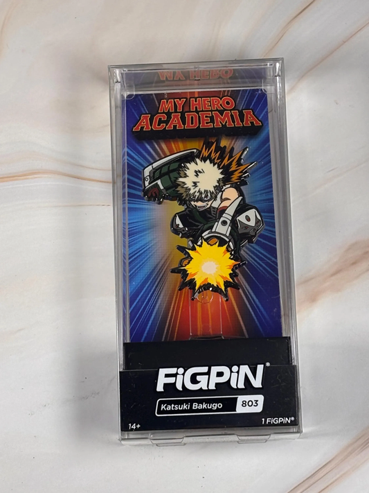 FiGPiN My Hero Academia MHA Katsuki Bakugo #803 Funimation New Collectible Enamel Pin