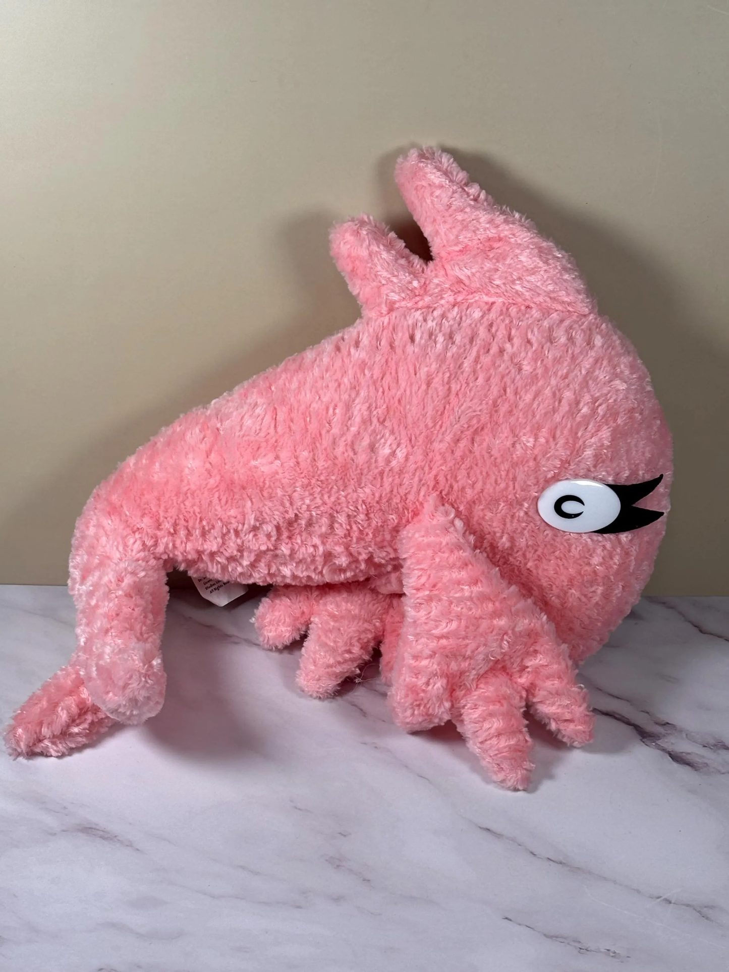 Kohls Cares Dr Seuss The Cat in The Hat Pink Fish Plush Stuffed Animal 15"