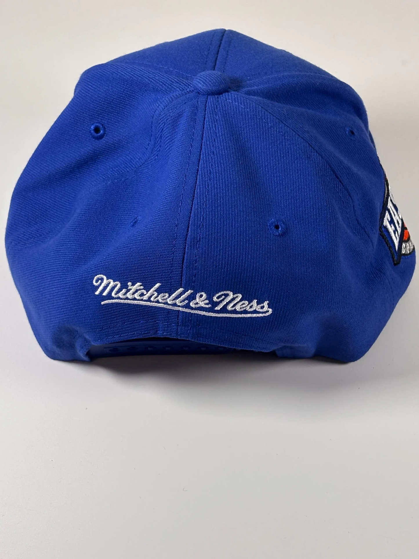Mitchell & Ness NBA Philadelphia 76ers Conference Patch Blue Snapback Hat New