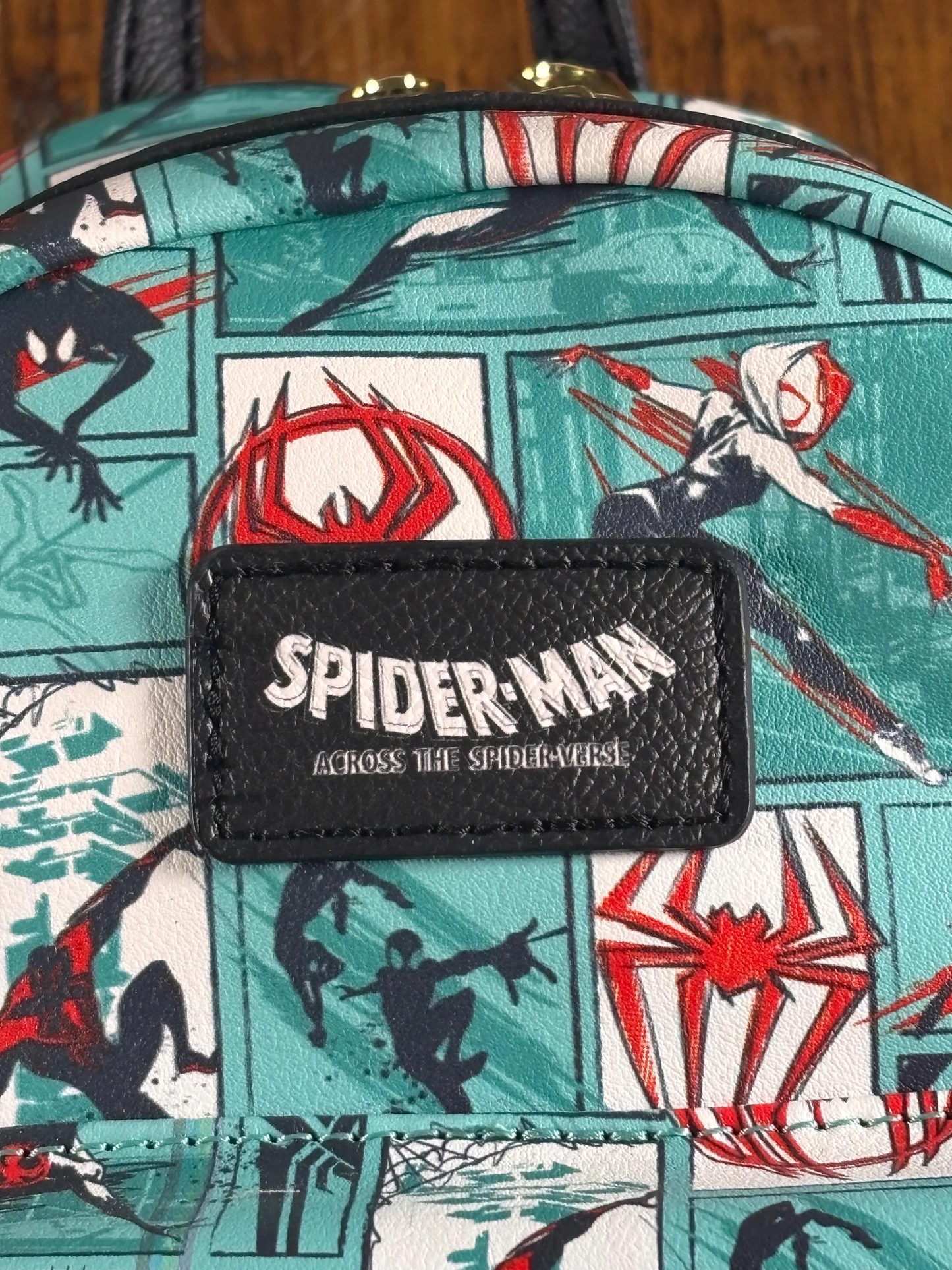 Disney Loungefly Marvel Spider-Man Across the Spider-Verse Comic Strip Mini-Backpack EE Entertainment Exclusive Limited Edition New NWT