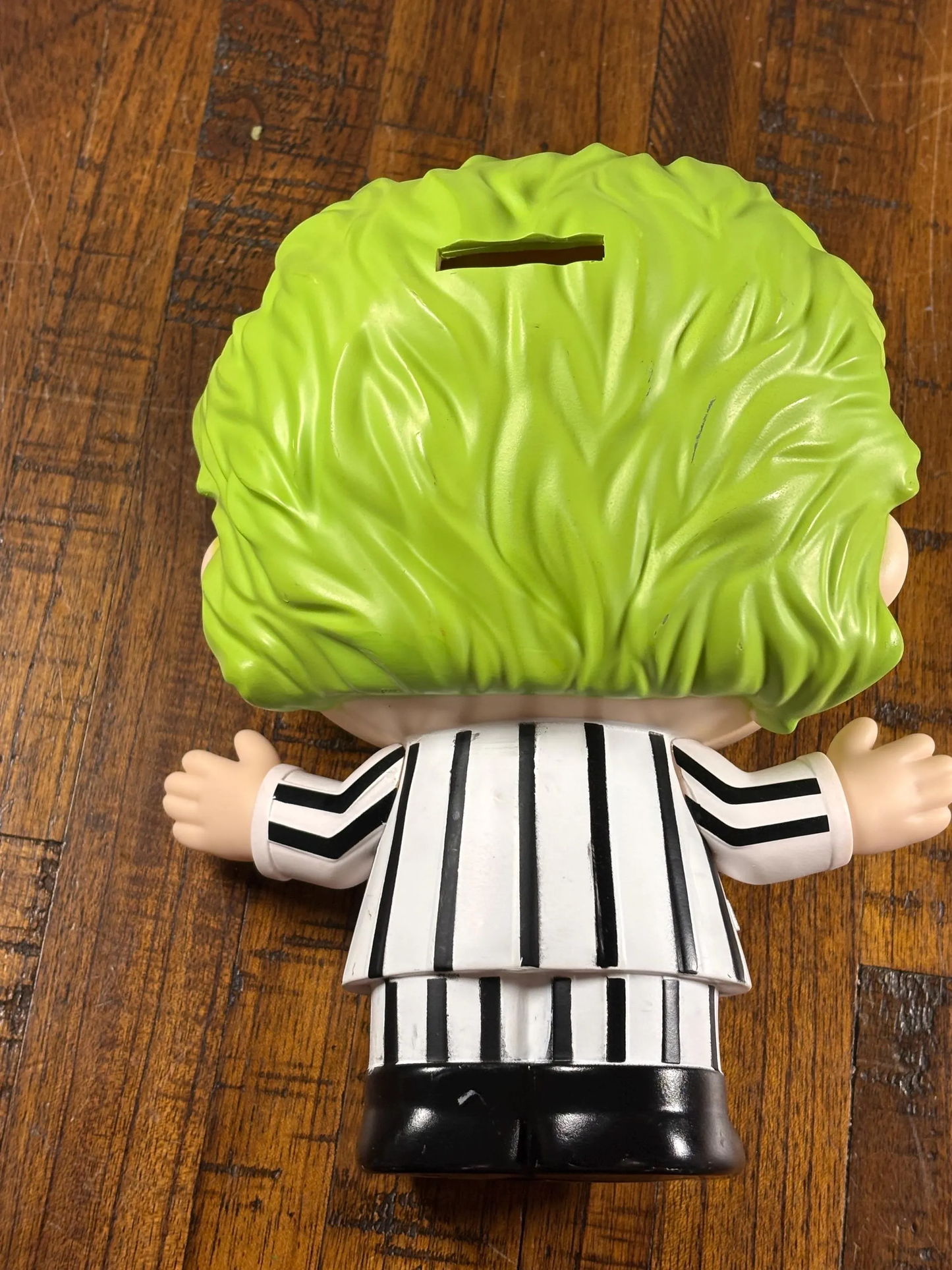 Monogram Cute 9" Beetle Juice Halloween Coin Bust Bank Figural Bank Beetlejuice New PVC