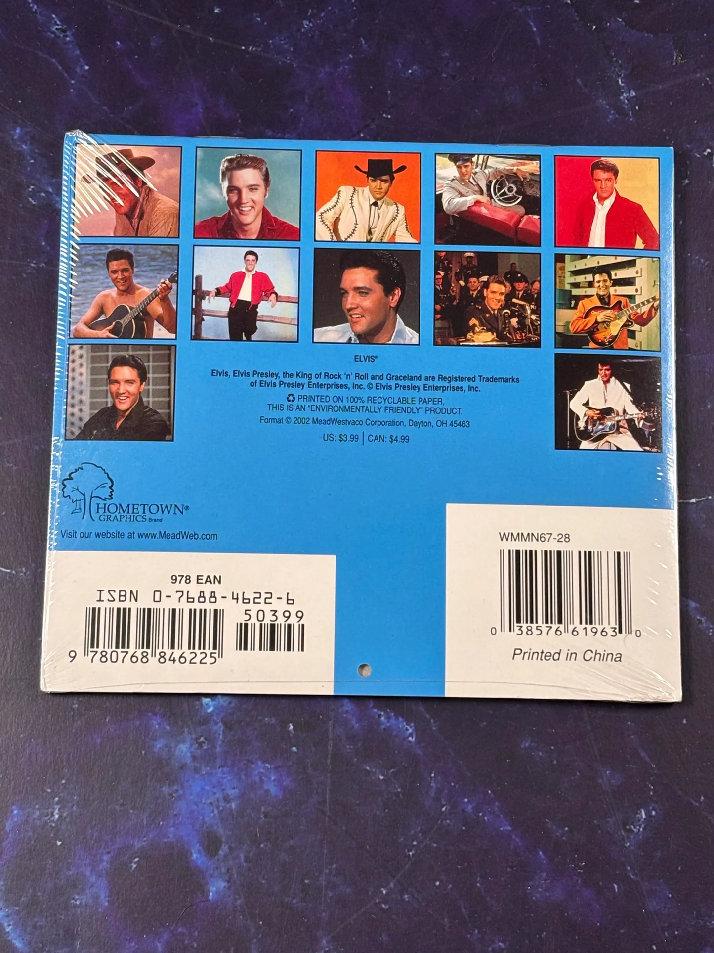 2003 Elvis Presley 16-Month Mini Calendar – Sealed Vintage Collectible New
