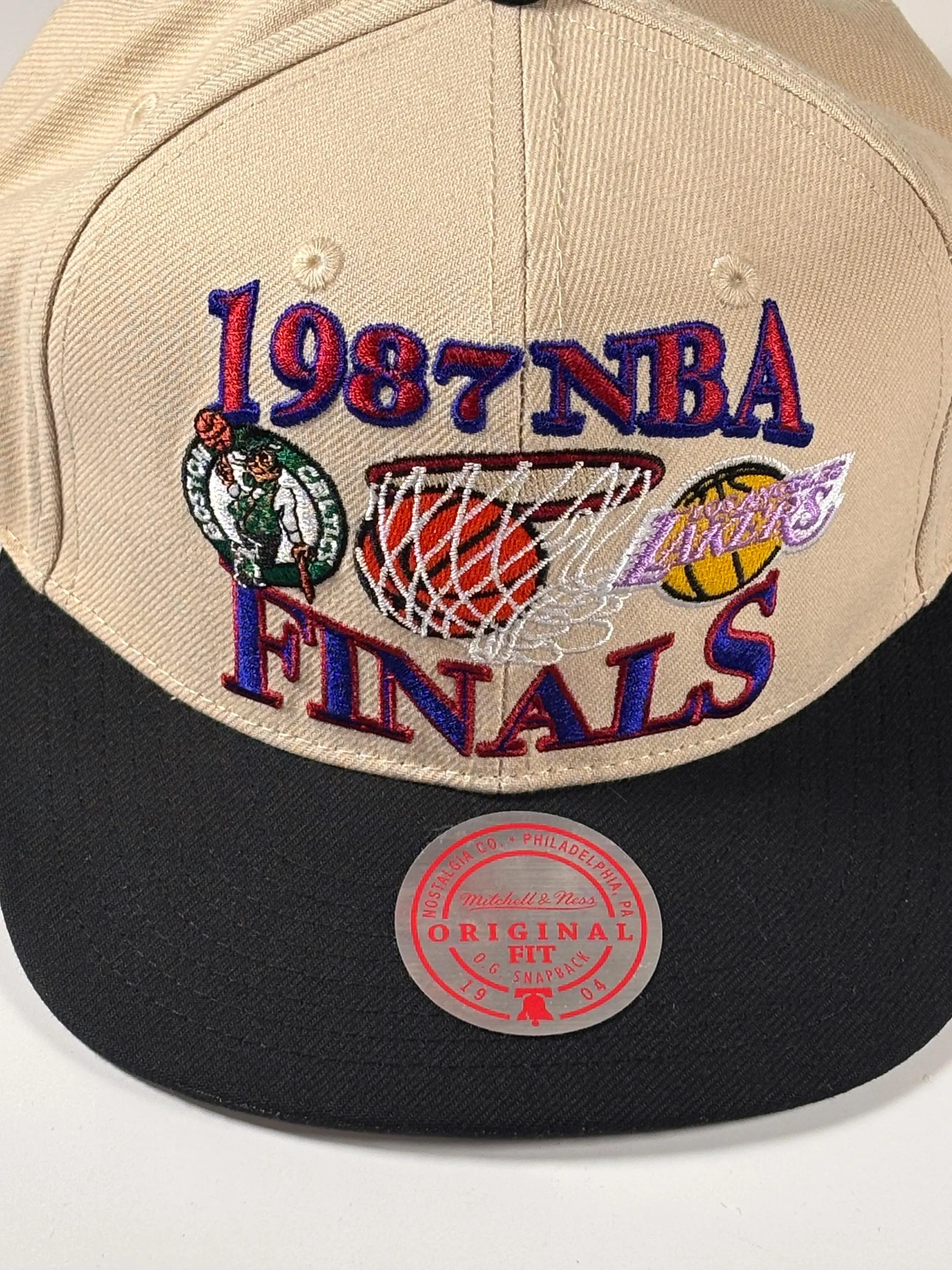 Mitchell & Ness Los Angeles Lakers vs. Boston Celtics 1987 NBA Finals Remix New