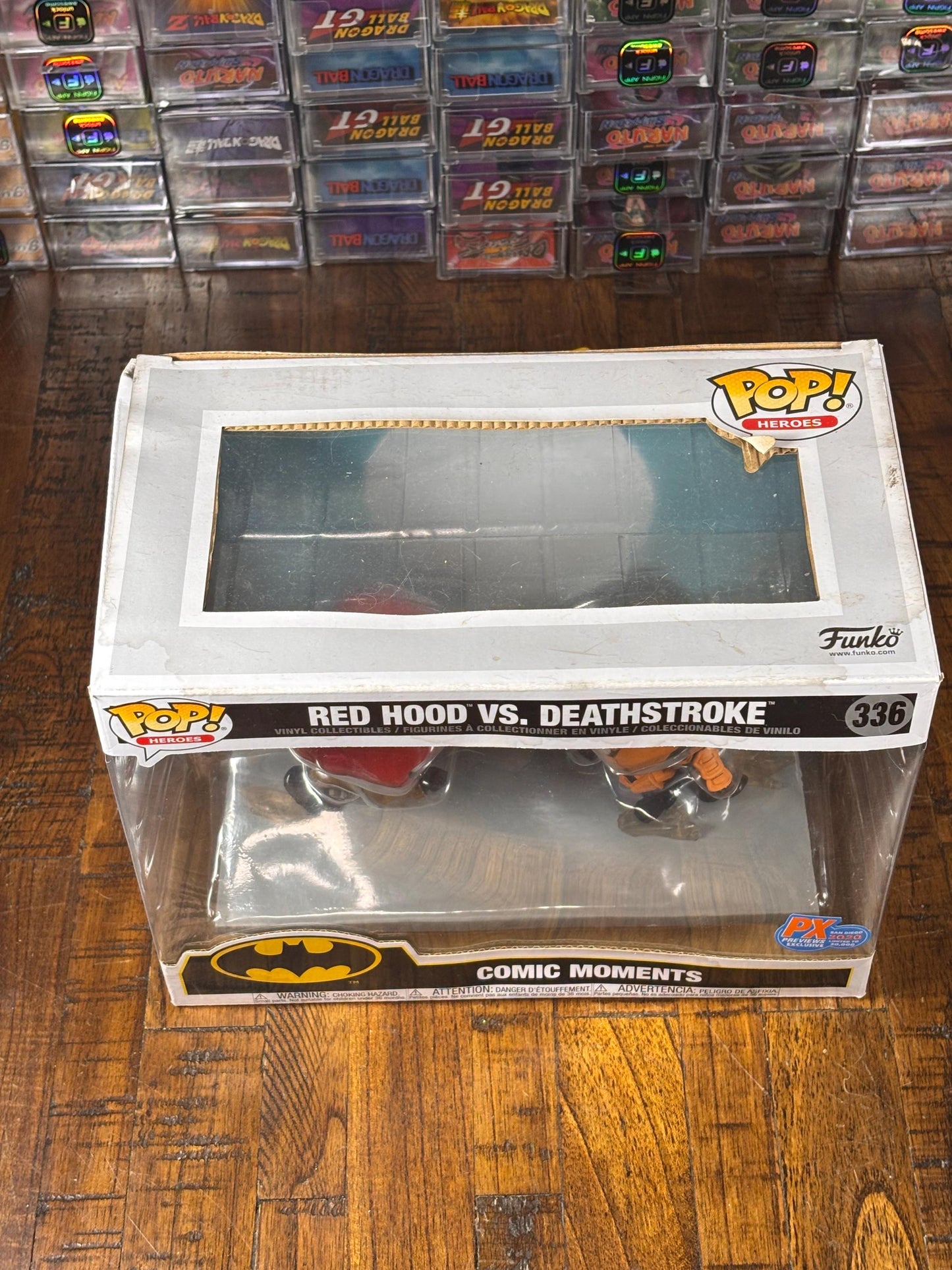 Funko Pop! 2 Pack DC Red Hood vs Deathstroke #336 PX Previews Exclusive New Vinyl Figure
